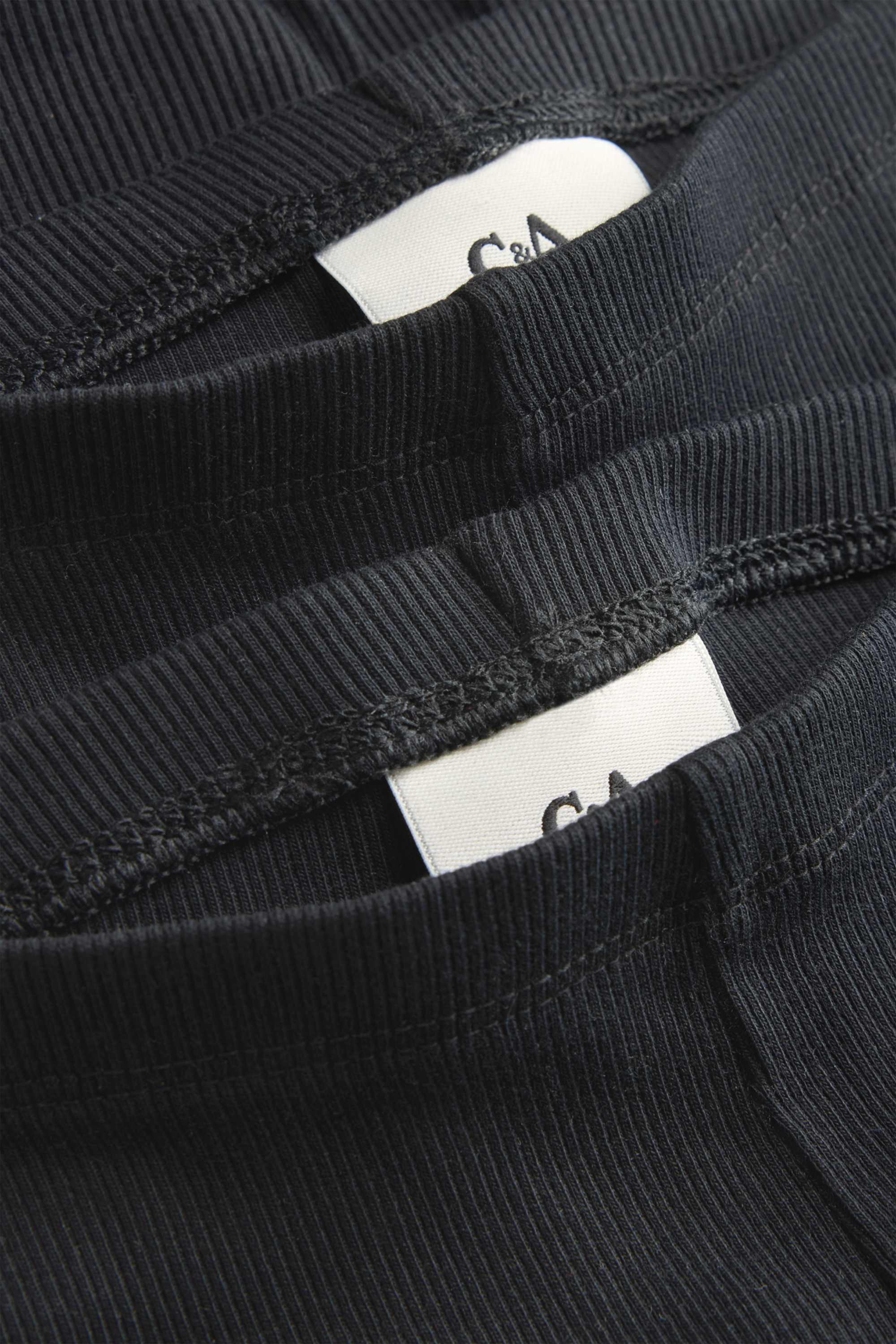 Multipack of 2 - cycling shorts - ribbed black
