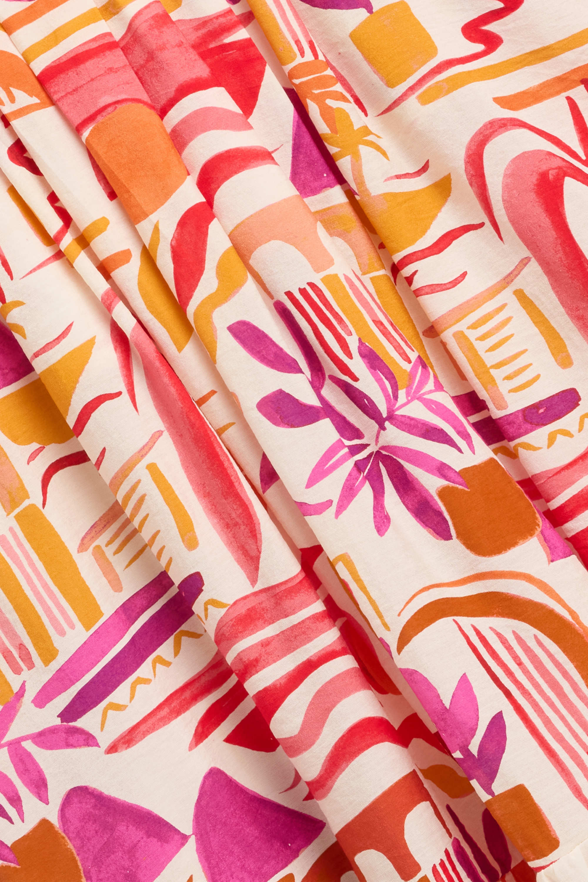 A-line dress - patterned cremewhite