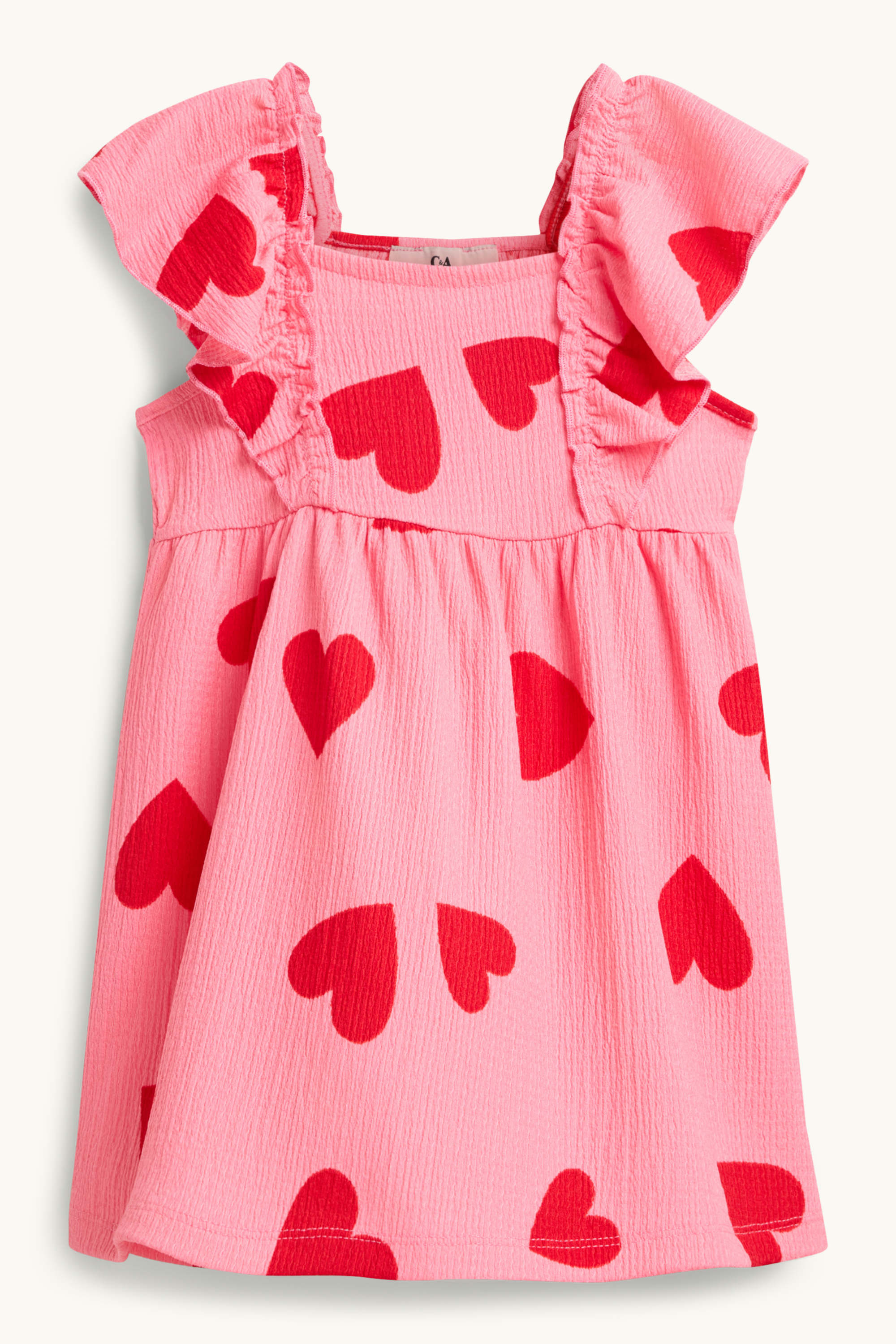 Heart - dress rose / red