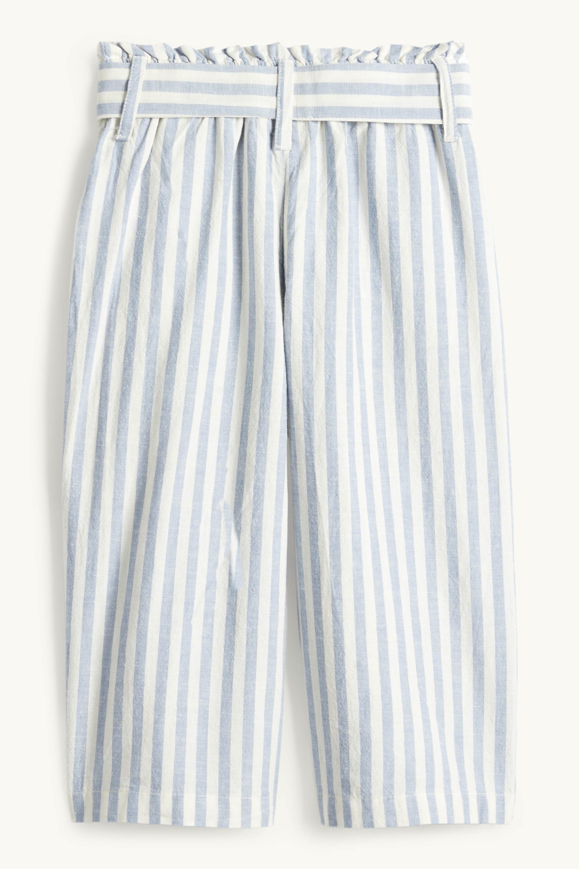 Cloth trousers - striped blue / creme
