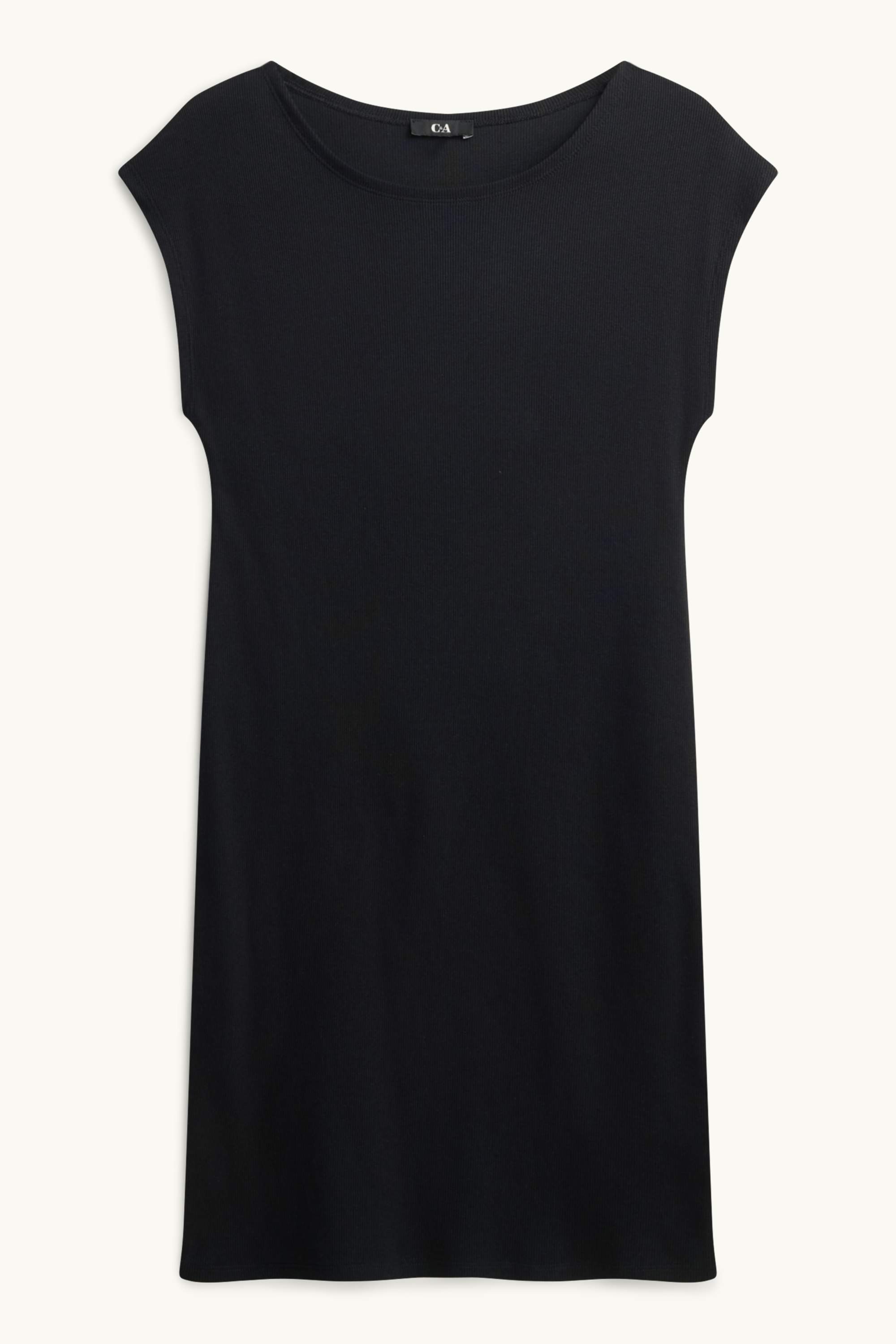 Bodycon dress - skinny rib black