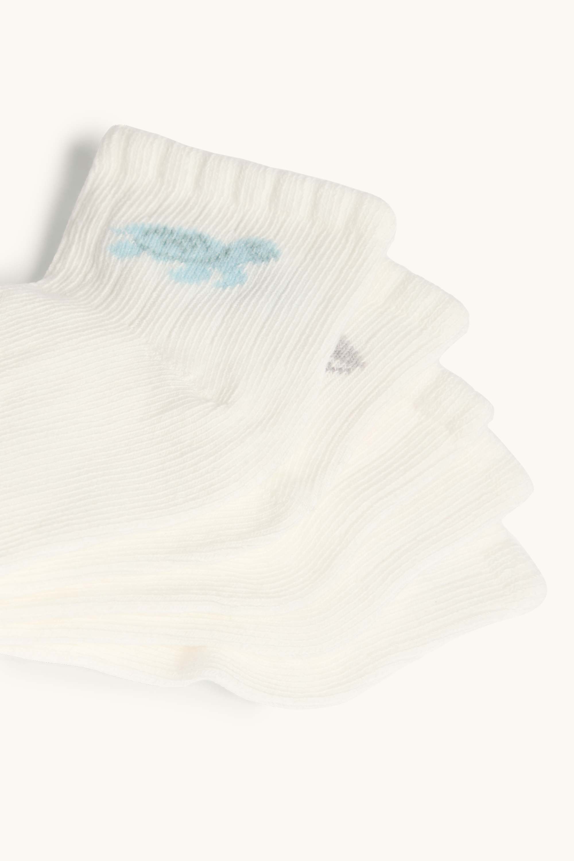 Multipack of 5 - little animals - baby socks with motif white