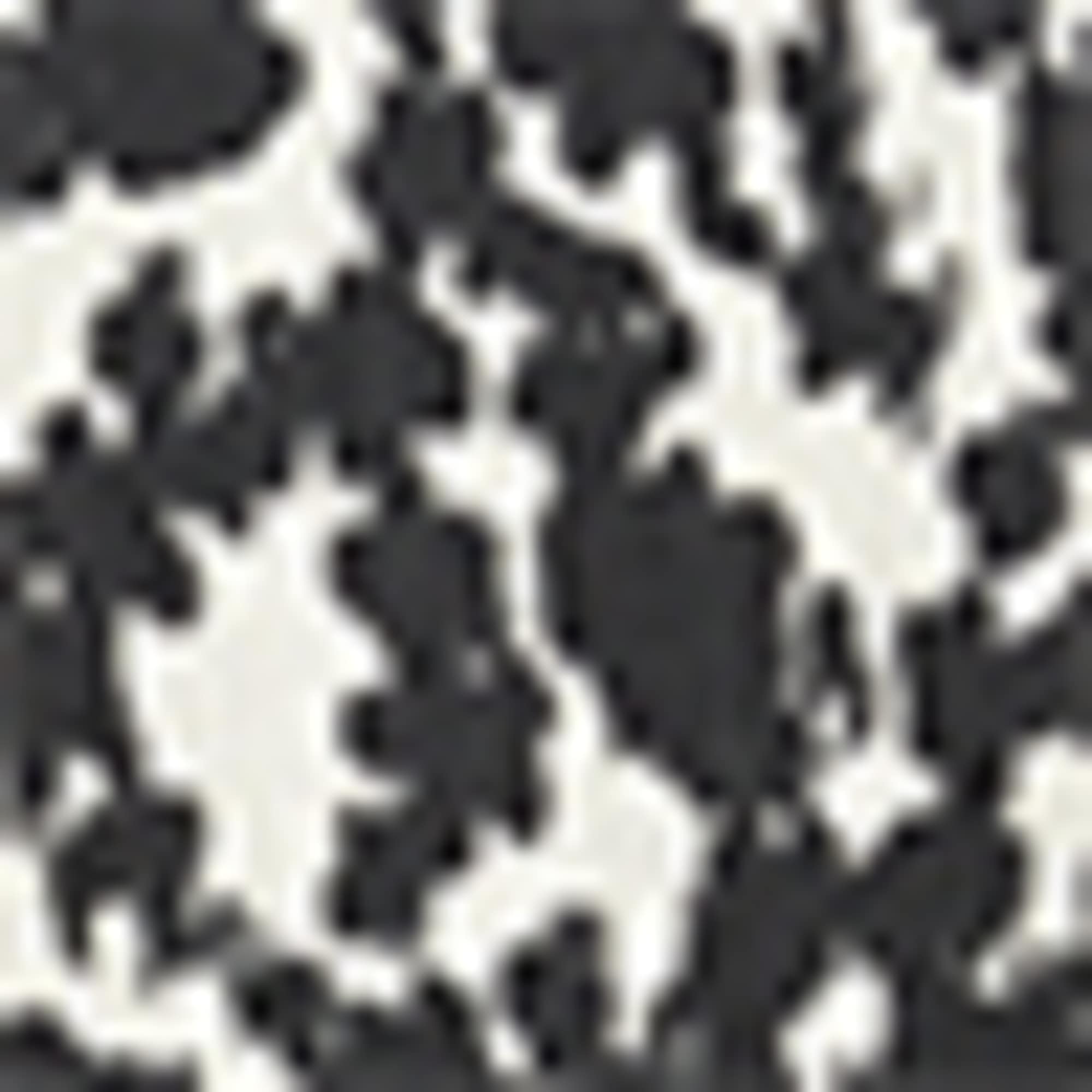 T-shirt - relaxed fit - patterned black / white