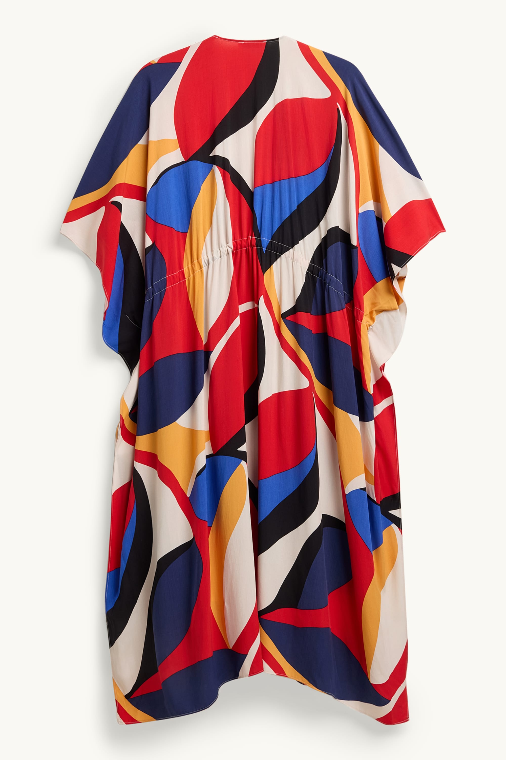 Kimono - patterned red / blue