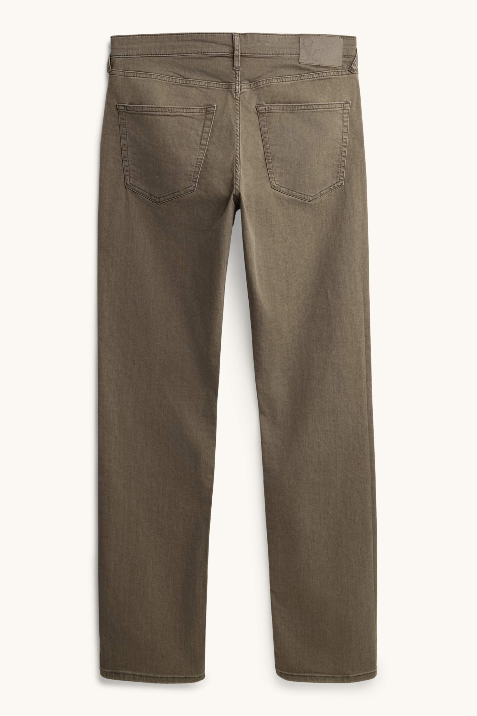 Straight jeans denim-brown