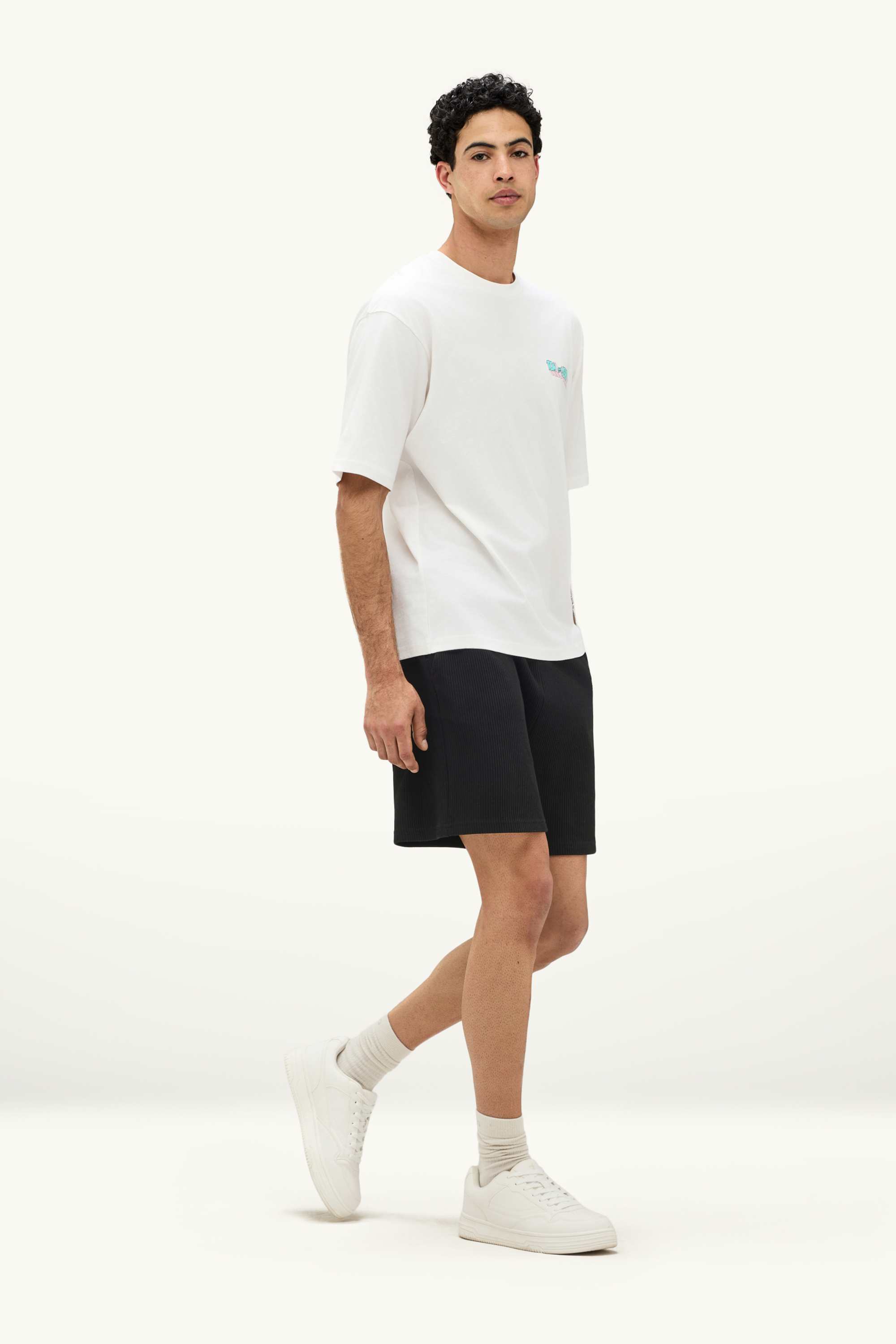 Shorts - ribbed black