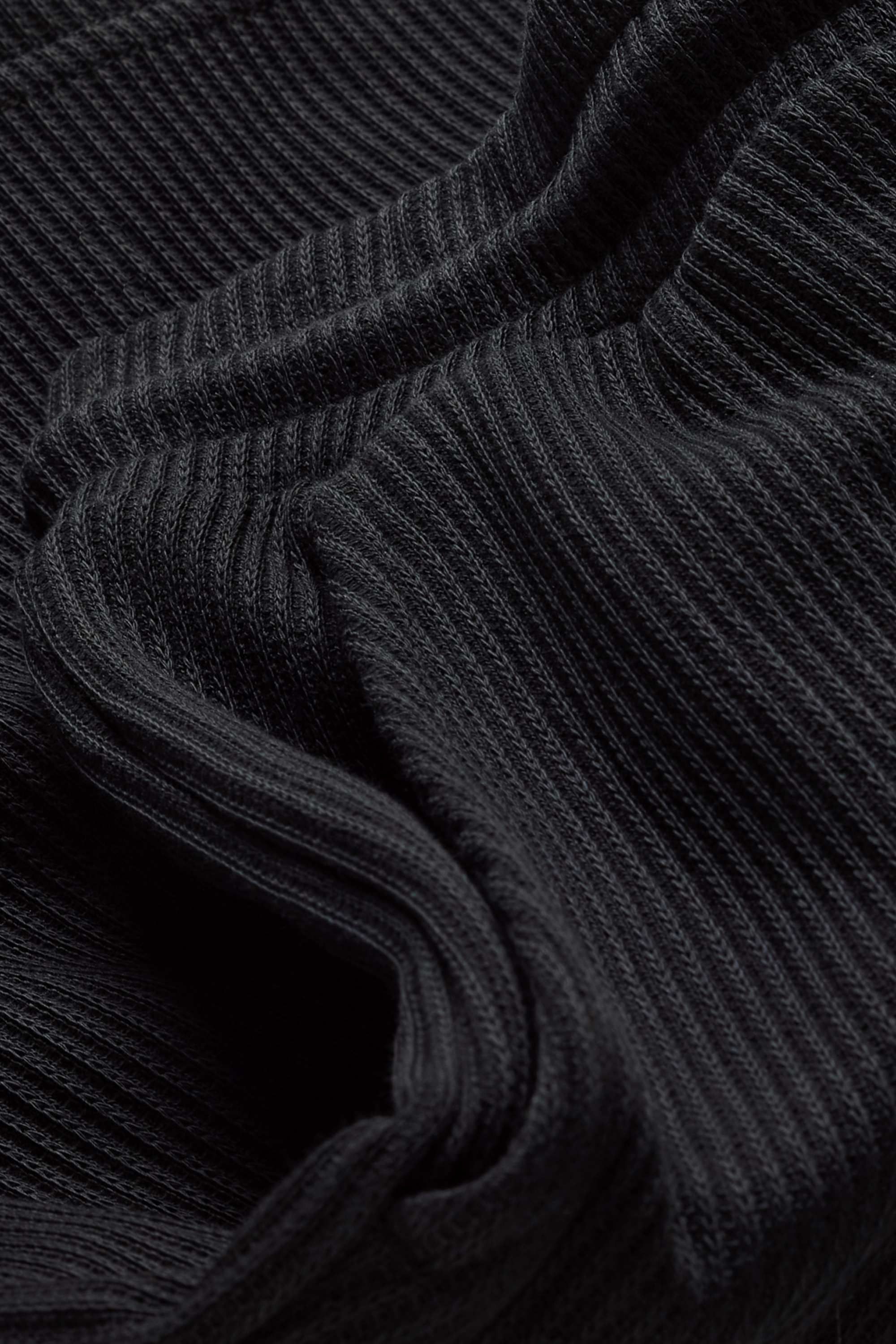 Shorts - ribbed black