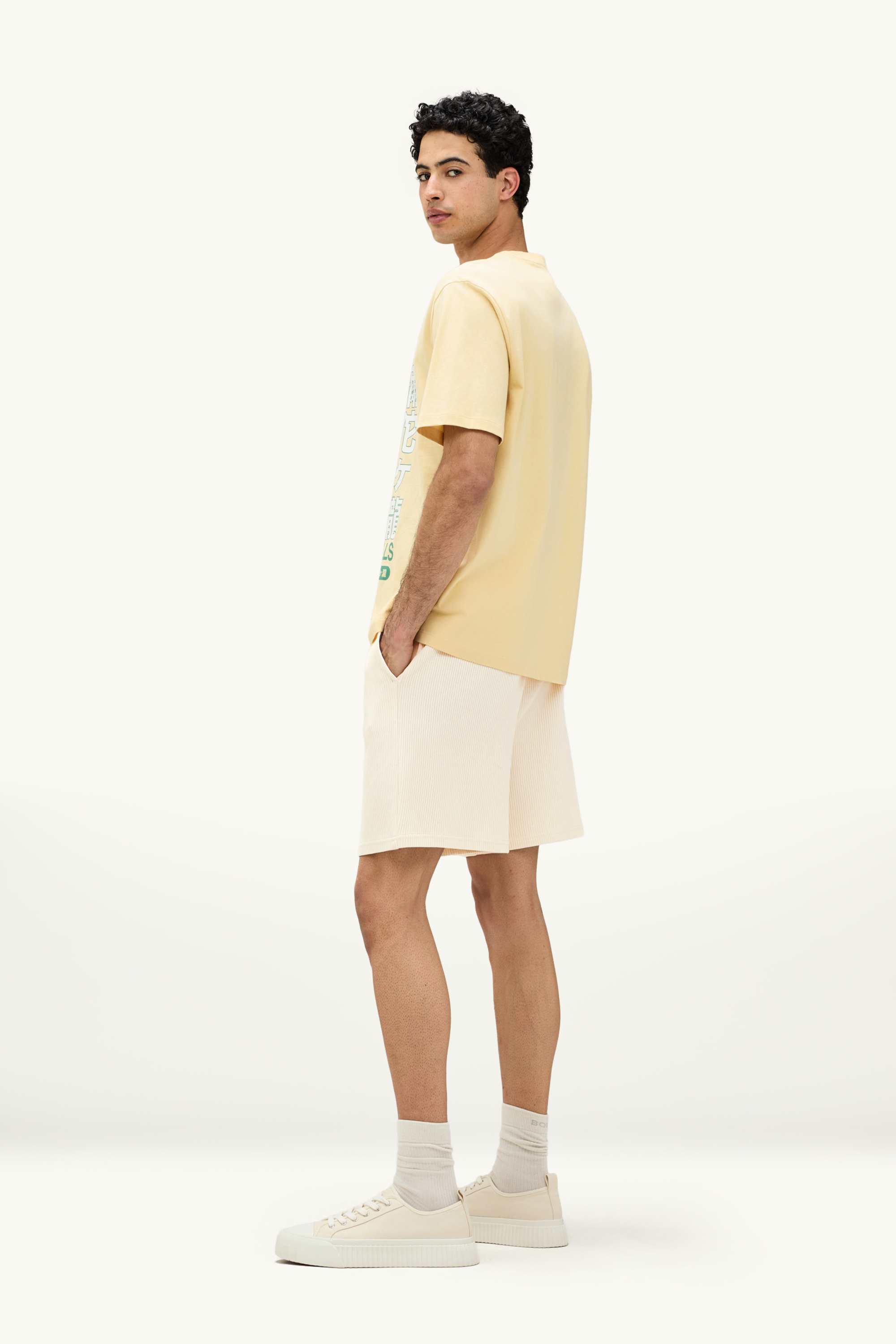 Shorts - ribbed cremewhite