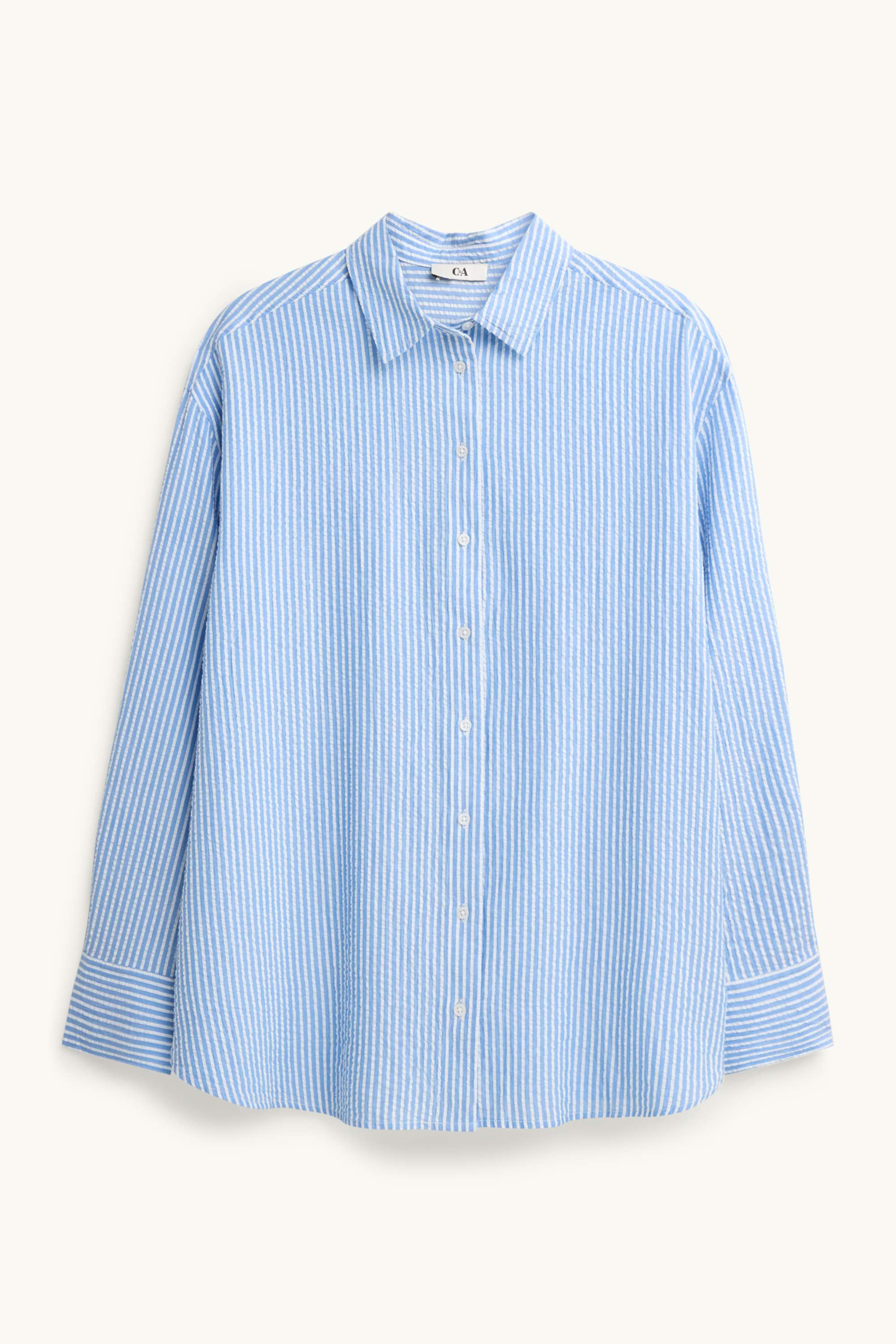 Shirt blouse - striped blue