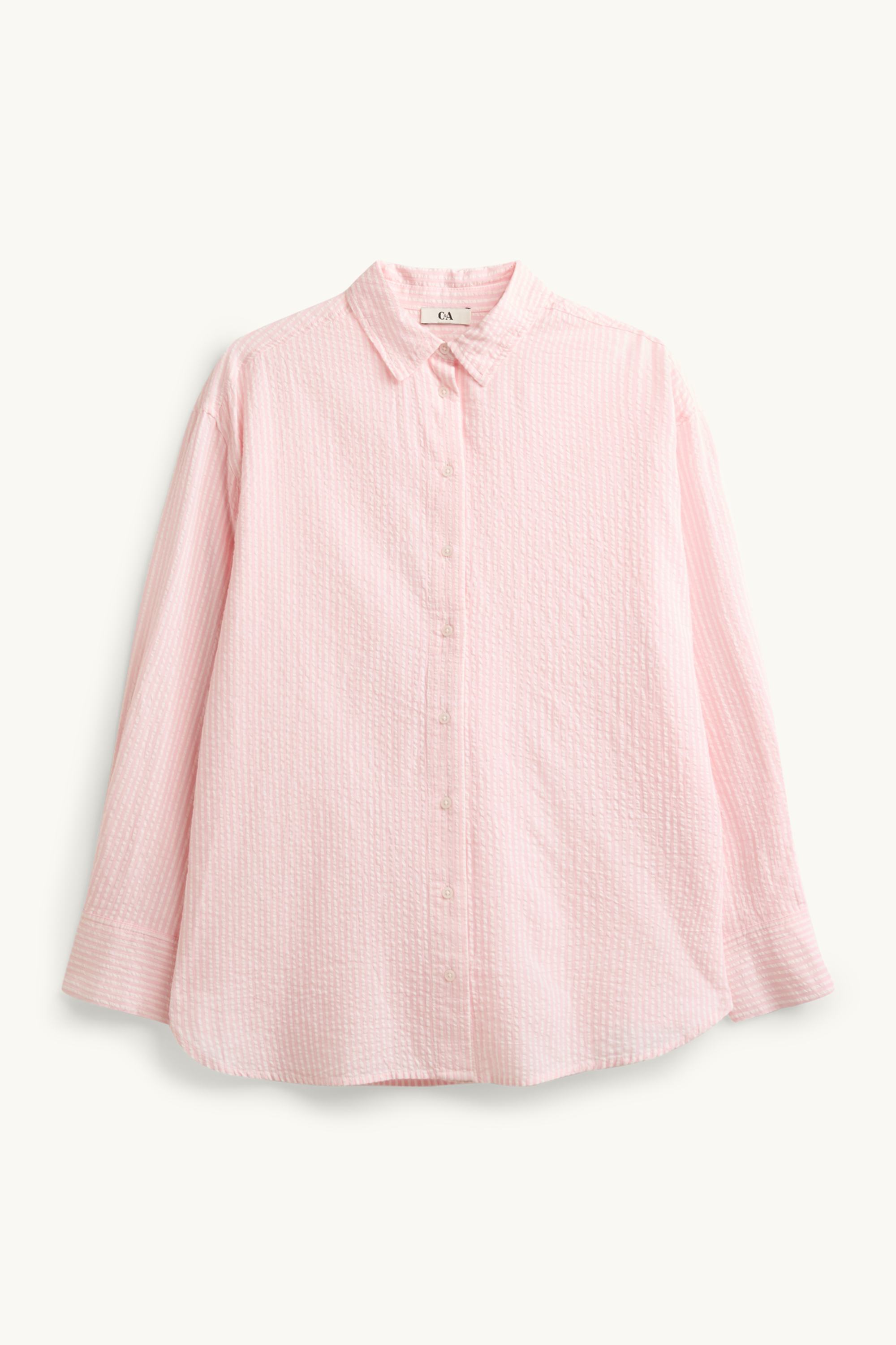 Shirt blouse - striped rose