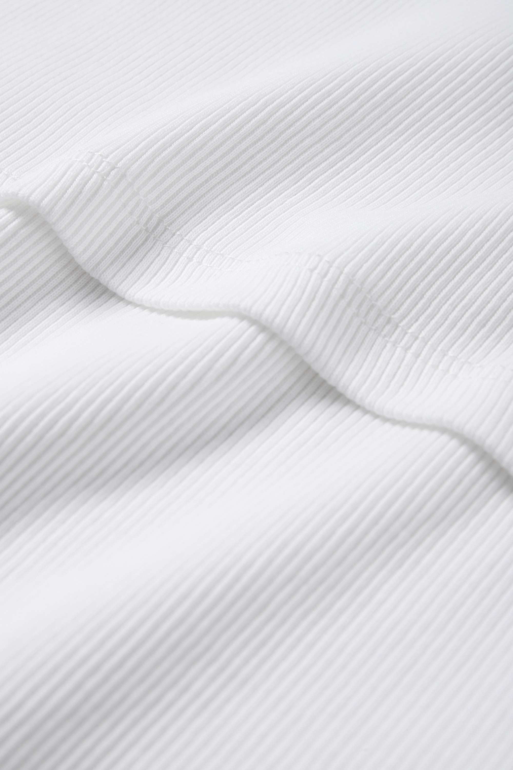 Nursing T-shirt - slim fit - ribbed white