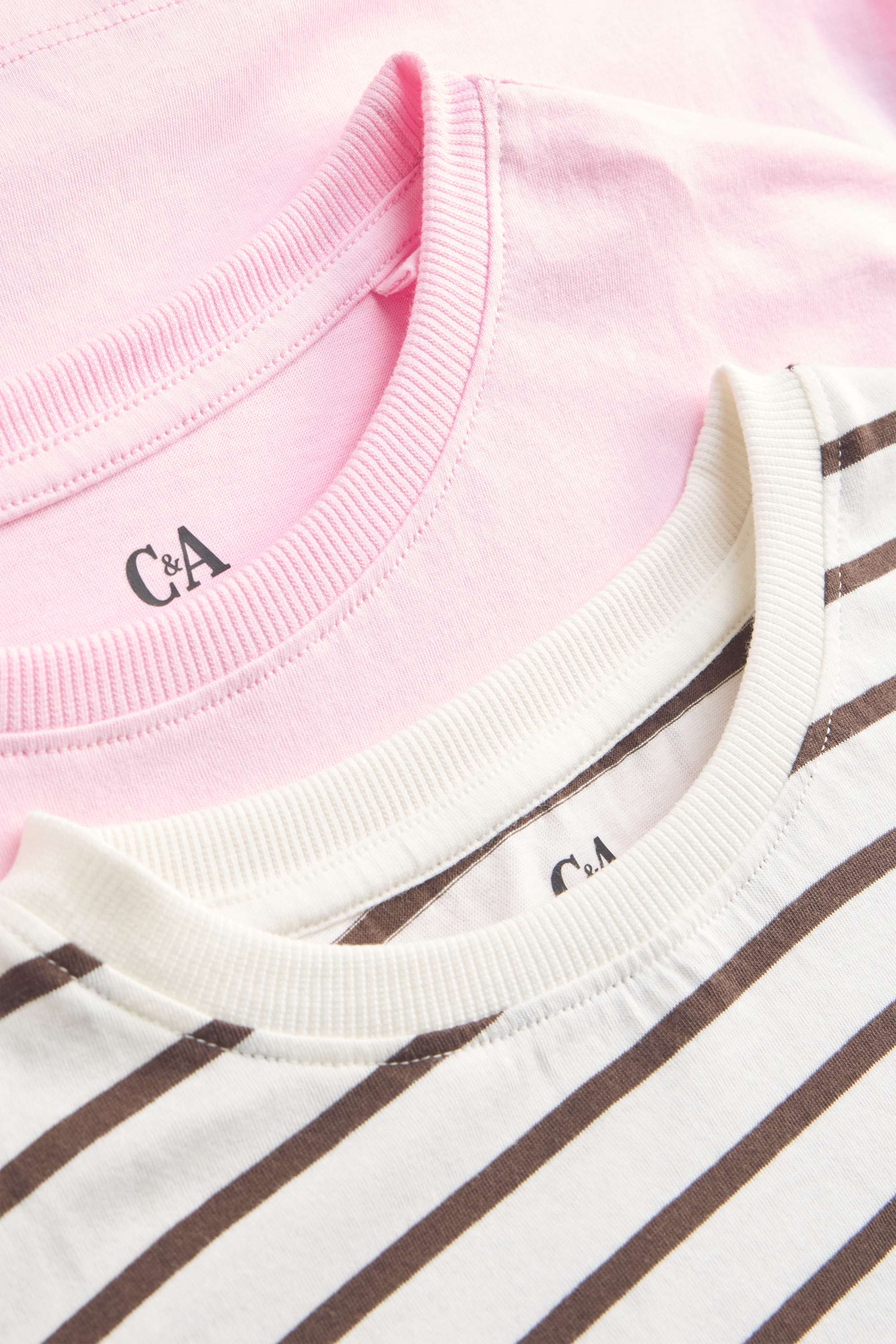 Multipack of 2 - Hawaii - short sleeve T-shirt - striped rose / beige