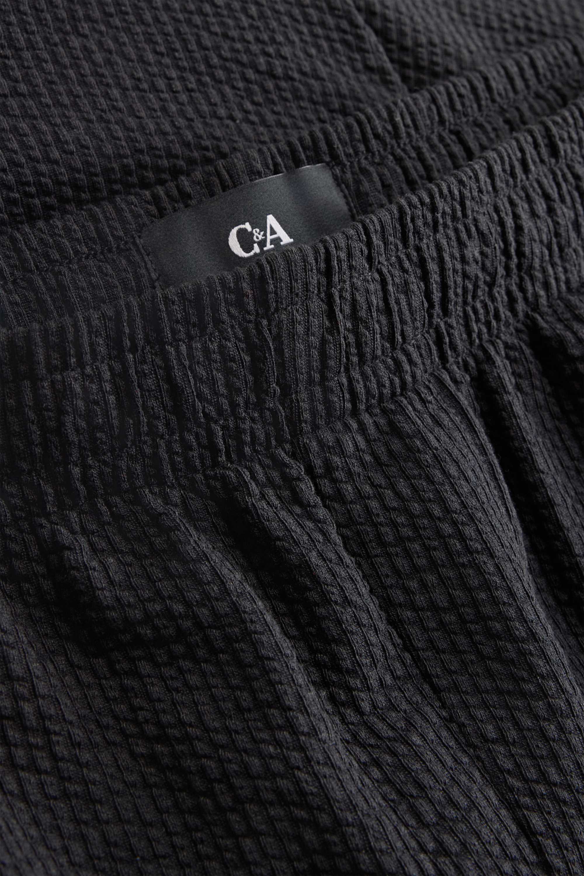Sweat shorts - textured black