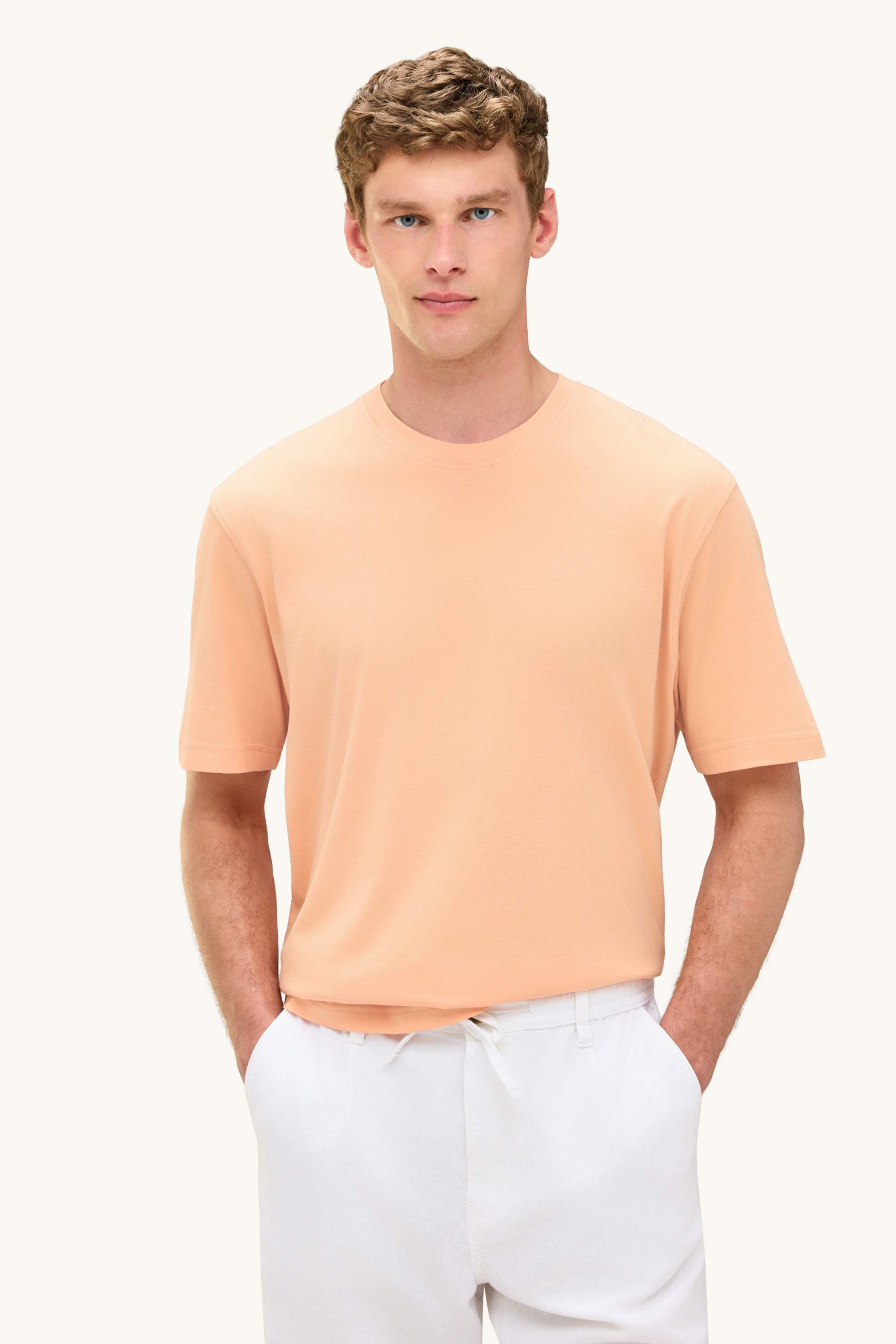 T-shirt - relaxed fit apricot
