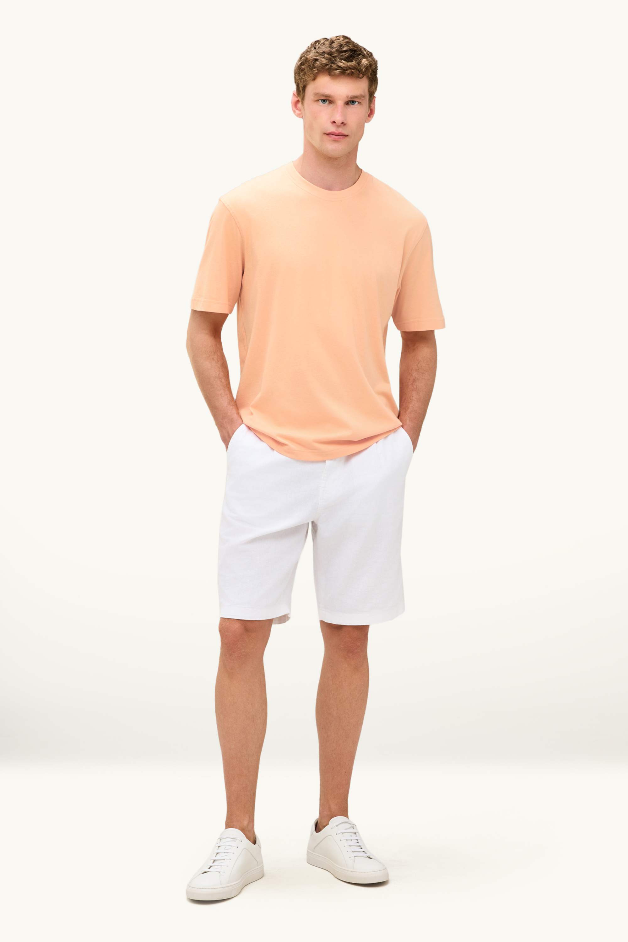 T-shirt - relaxed fit apricot