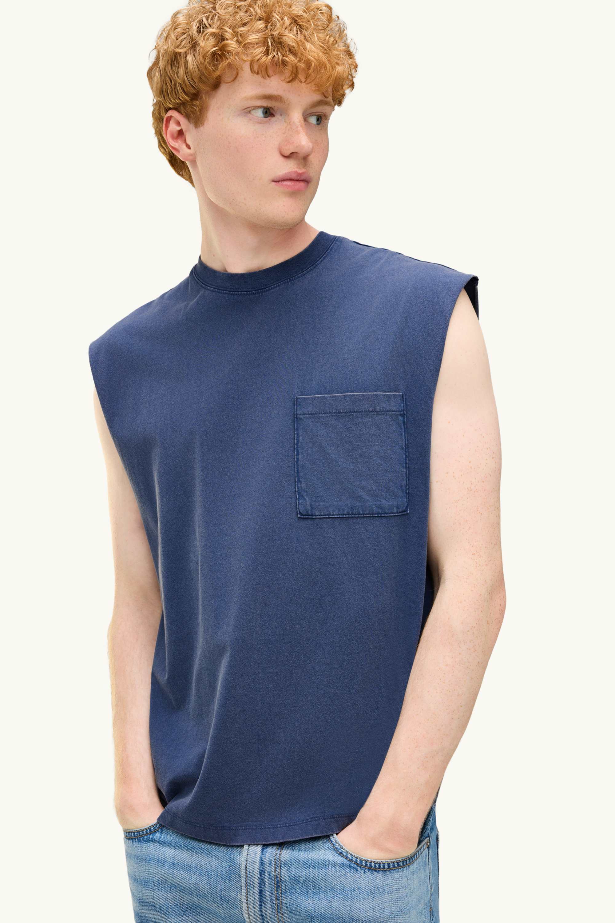 Vest top blue