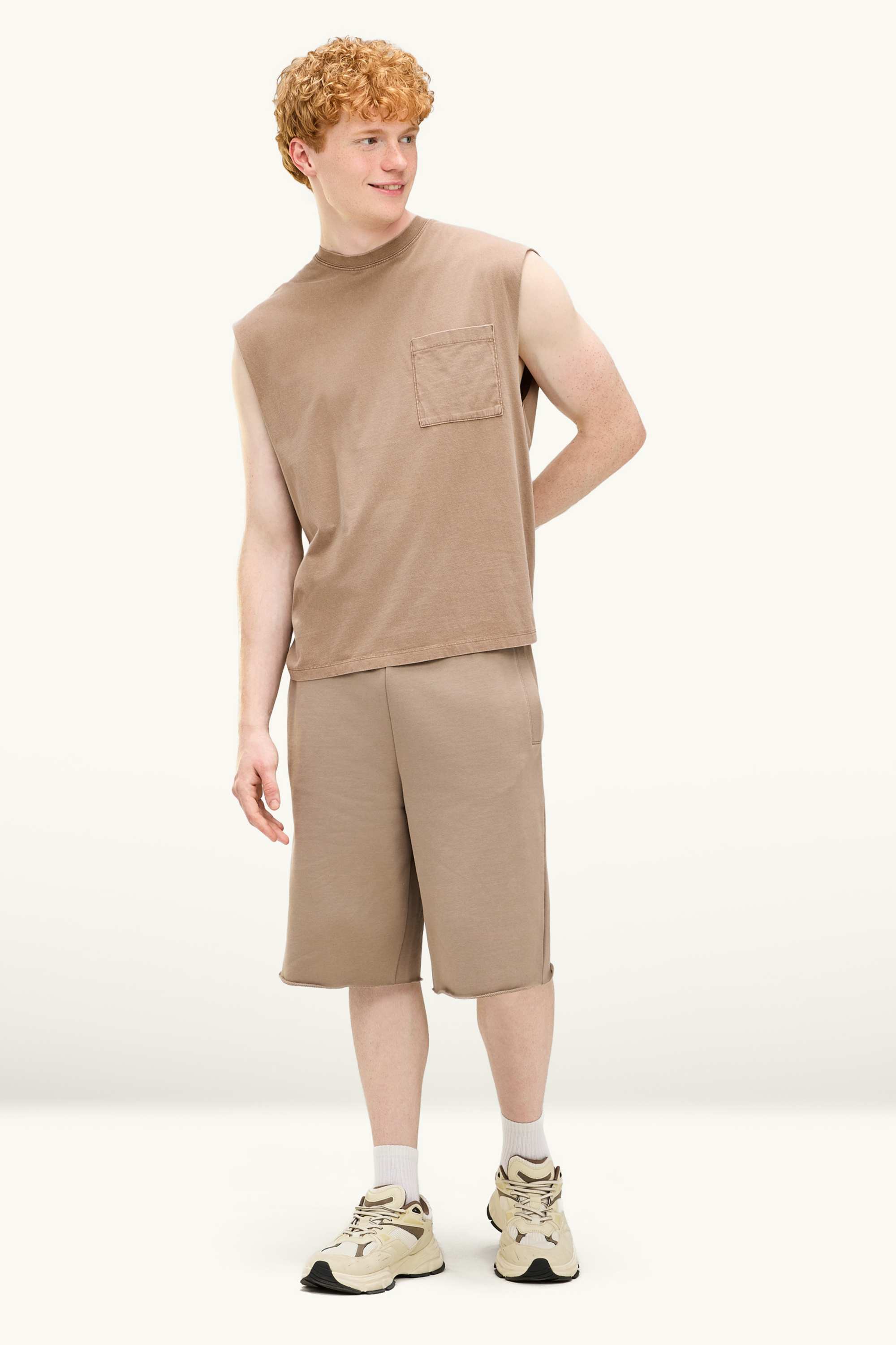 Vest top brown