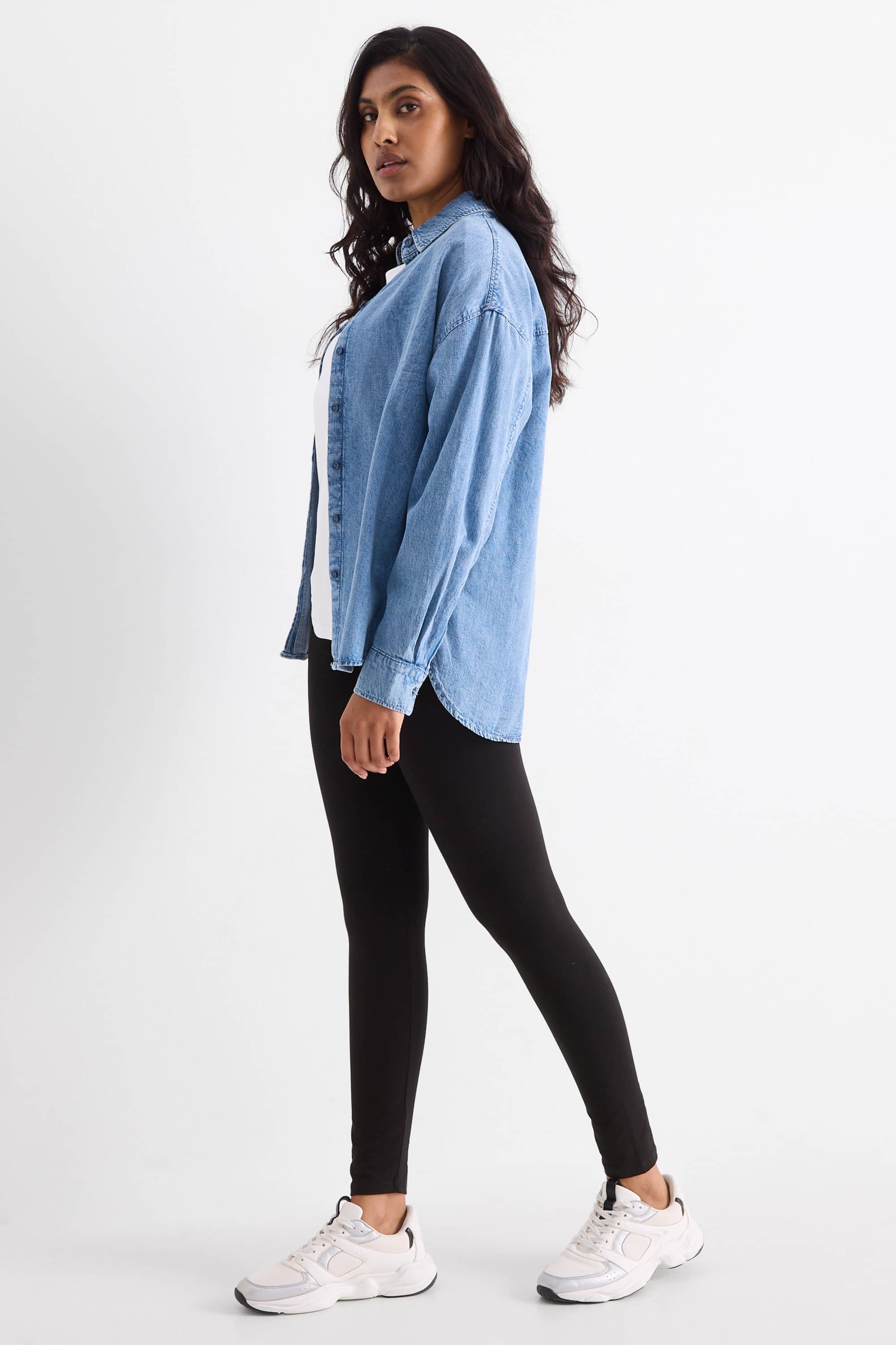 Multipack of 2 - leggings dark green