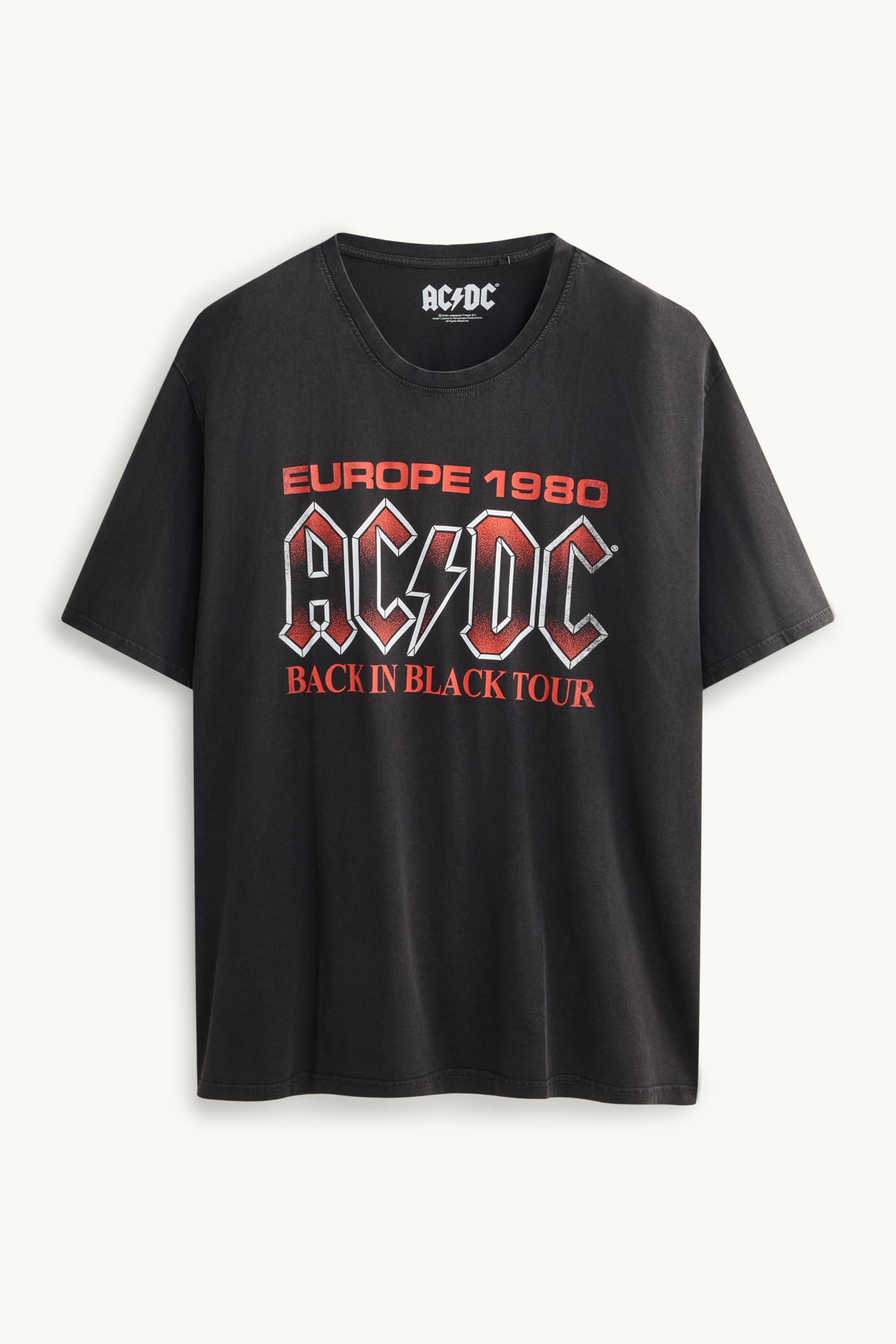 T-shirt - relaxed fit - AC/ DC black