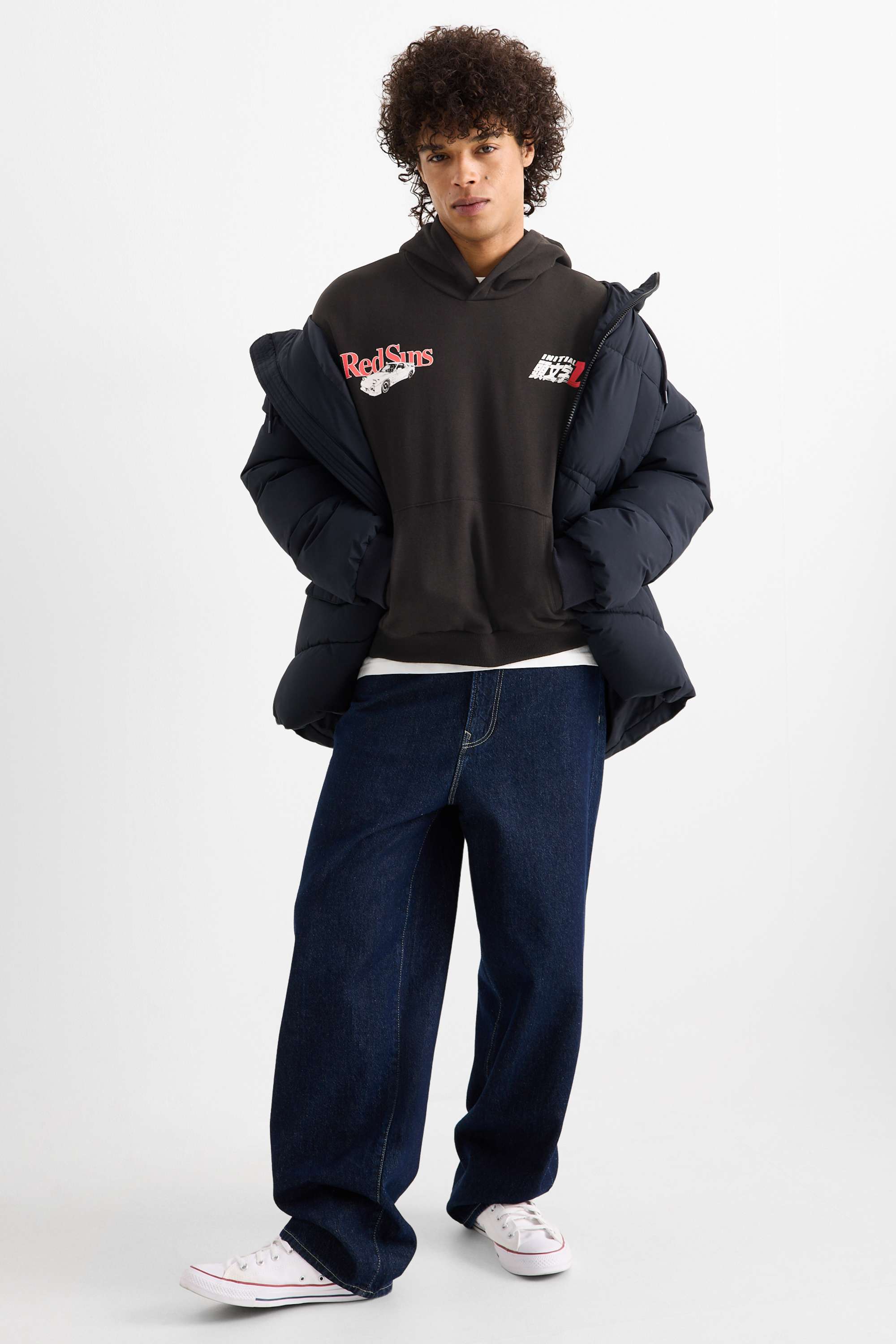 Hoodie - Initial D black
