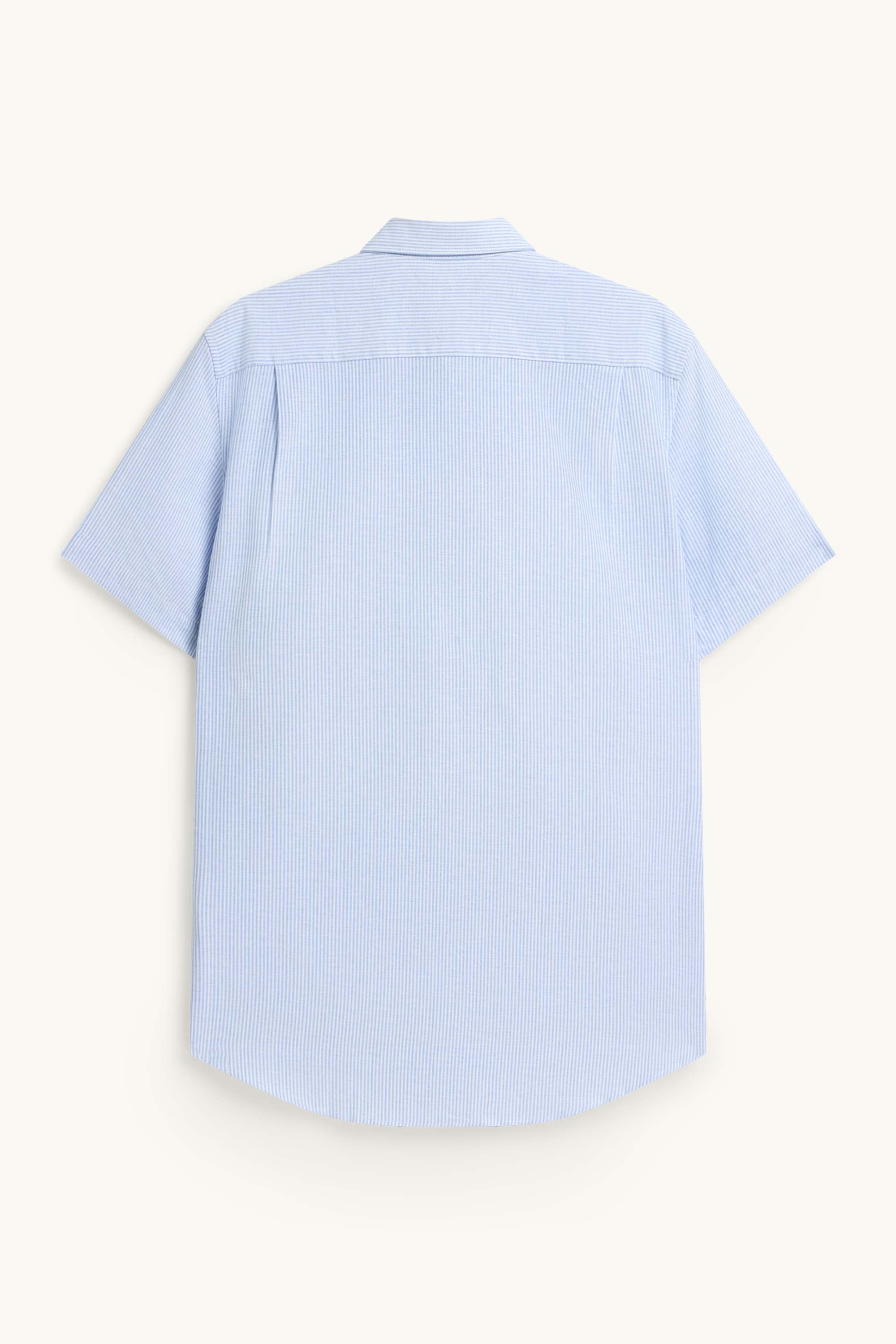 Shirt - regular fit - button-down collar light blue