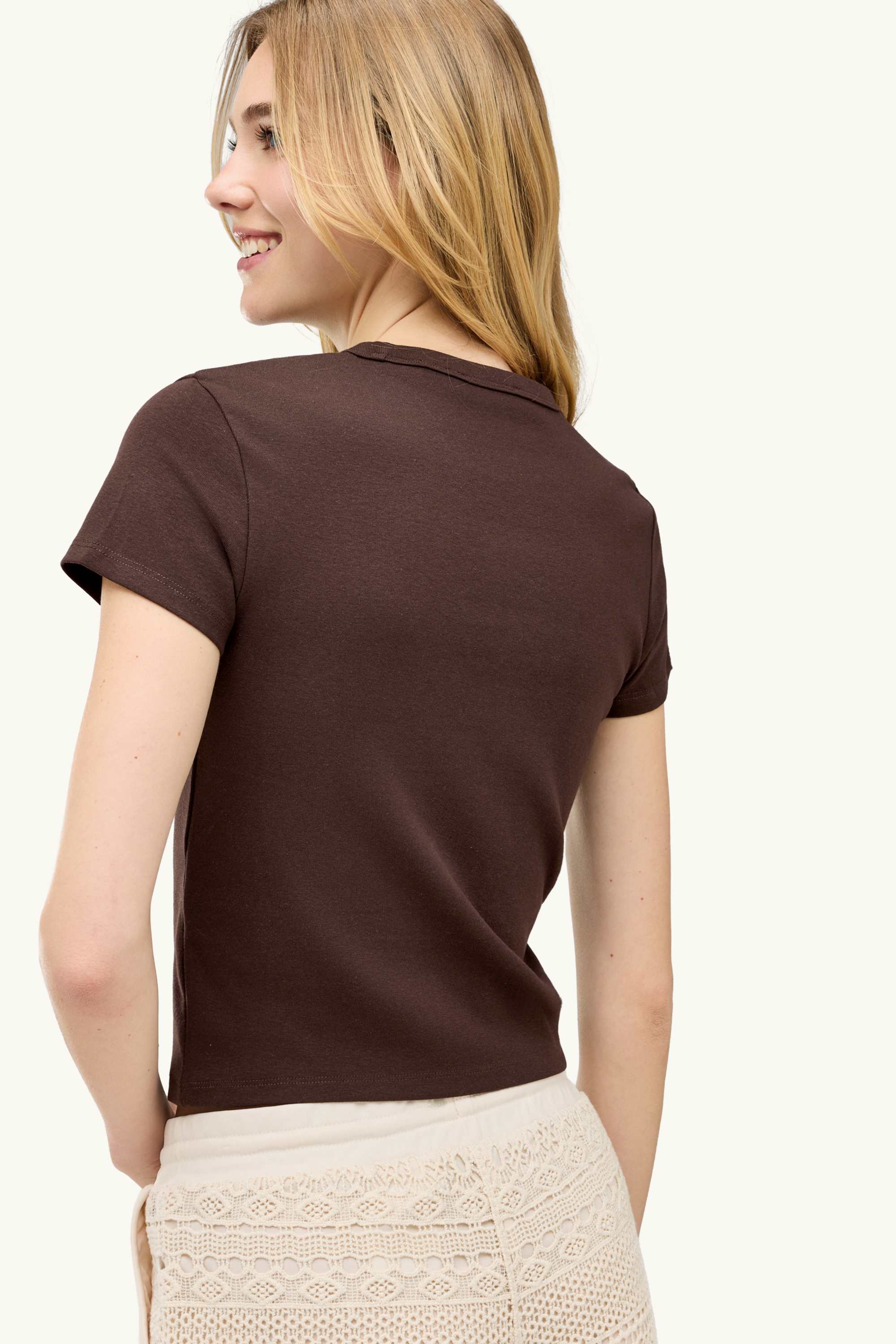 T-shirt - regular fit brown