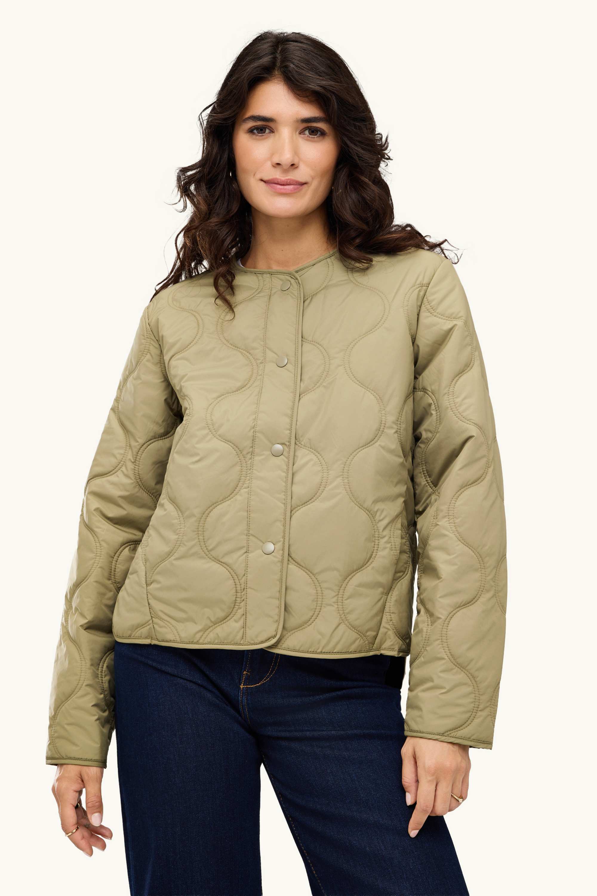 Quilted jacket green