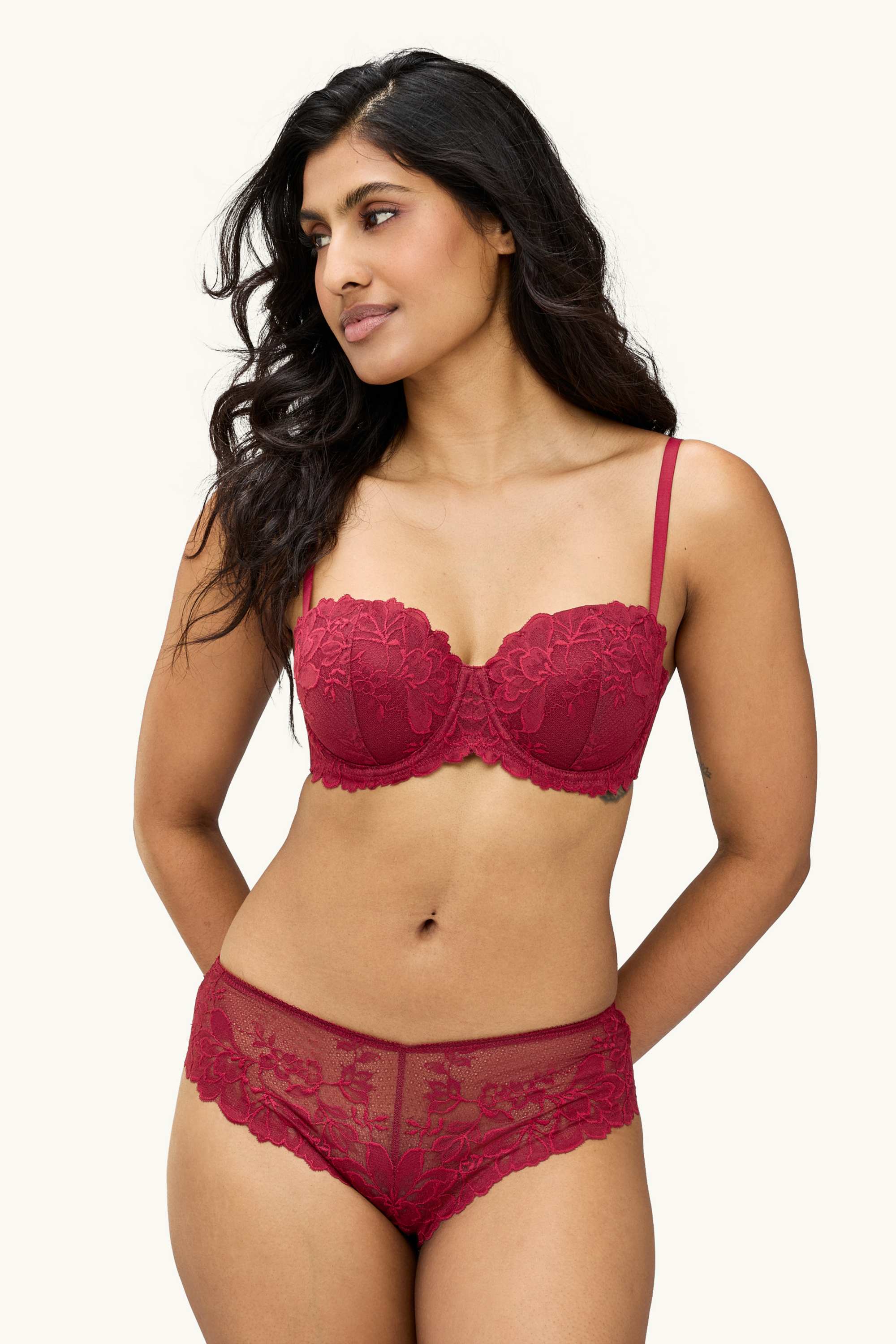 Hipsters dark red