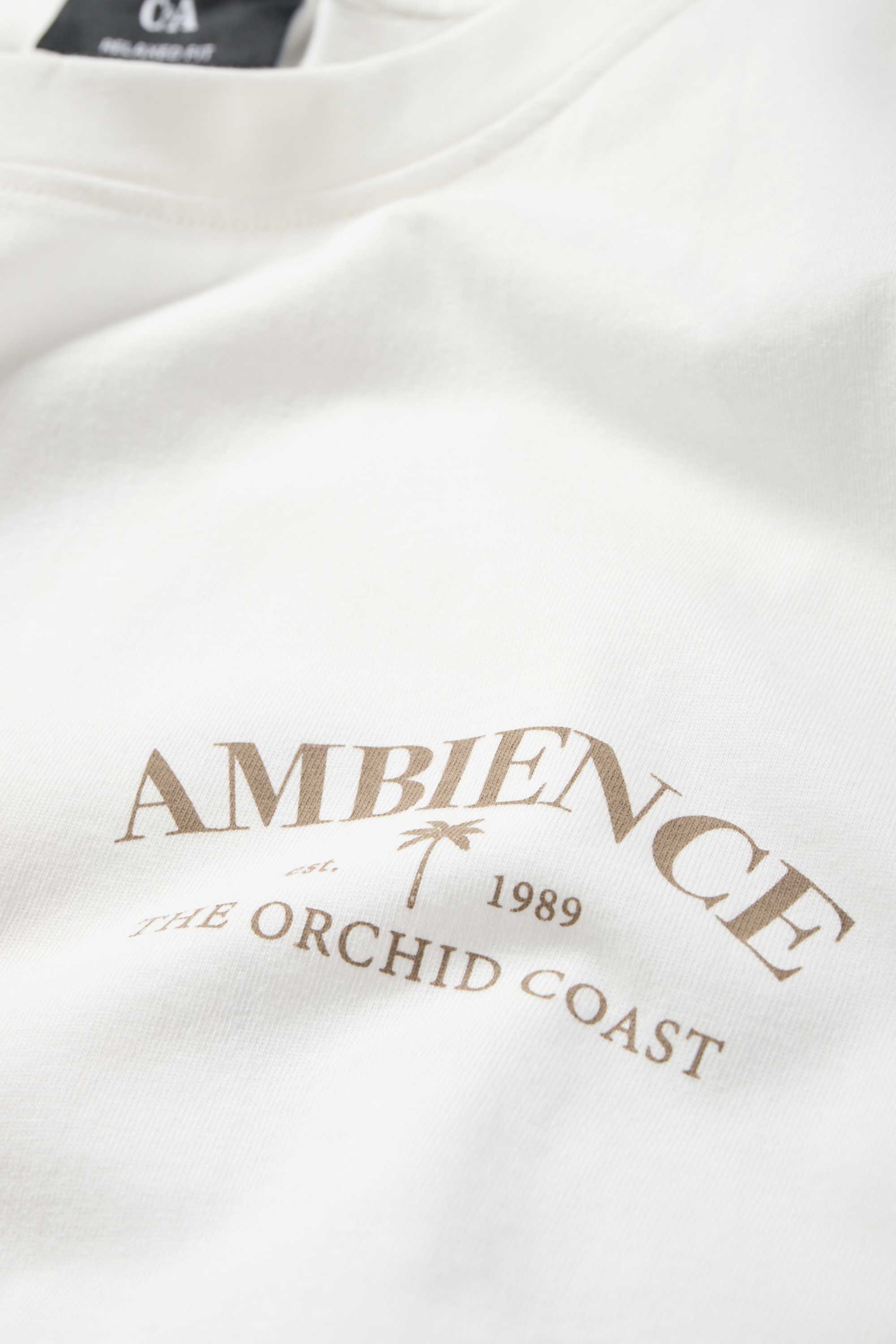 T-shirt - relaxed fit cremewhite