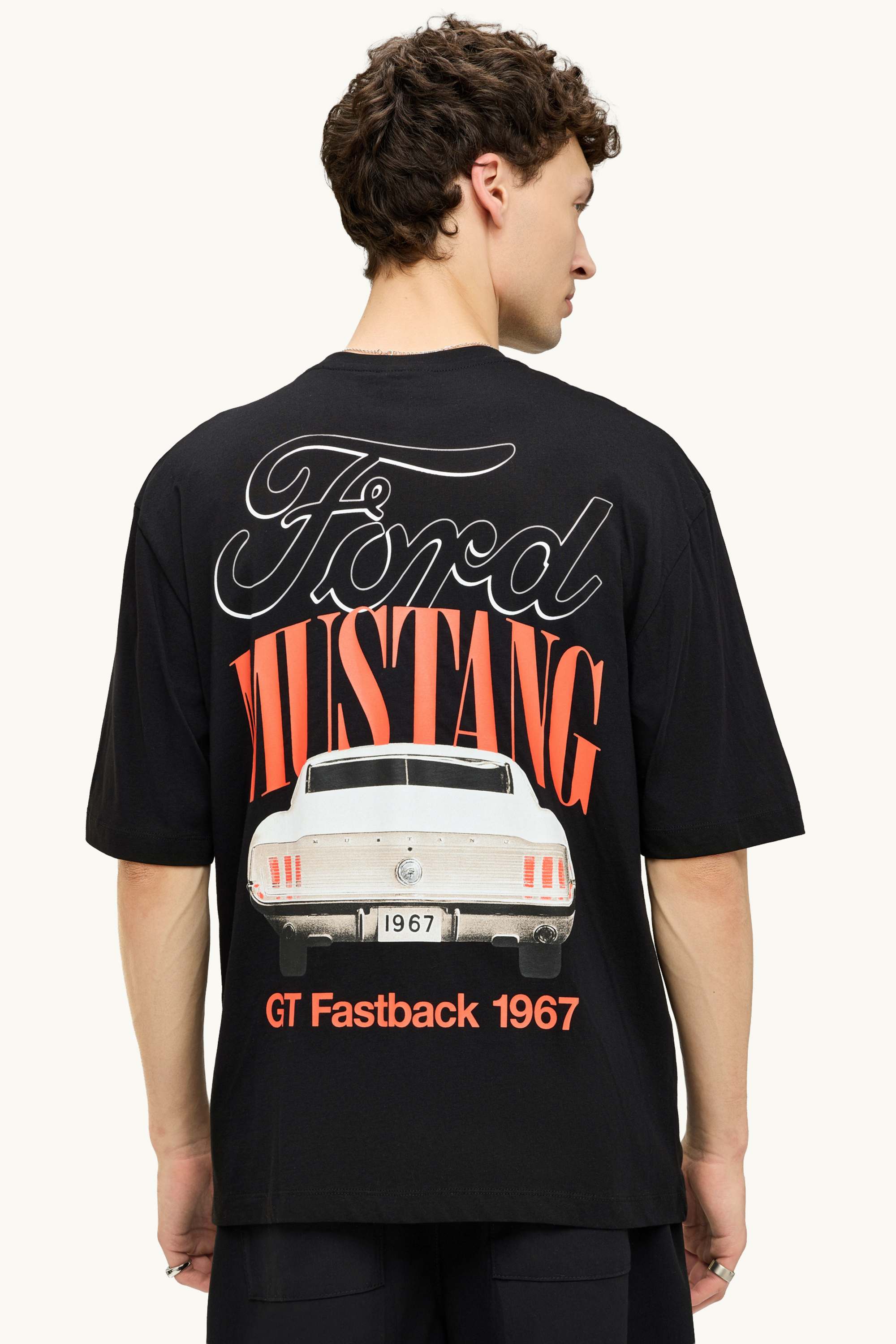 T-shirt - oversized - Ford Mustang black