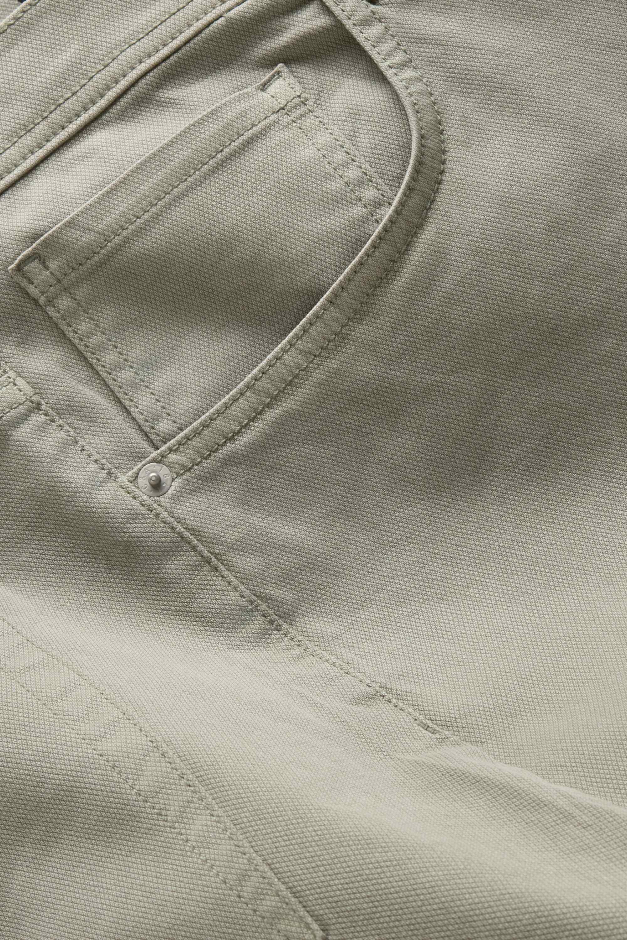 Denim shorts khaki