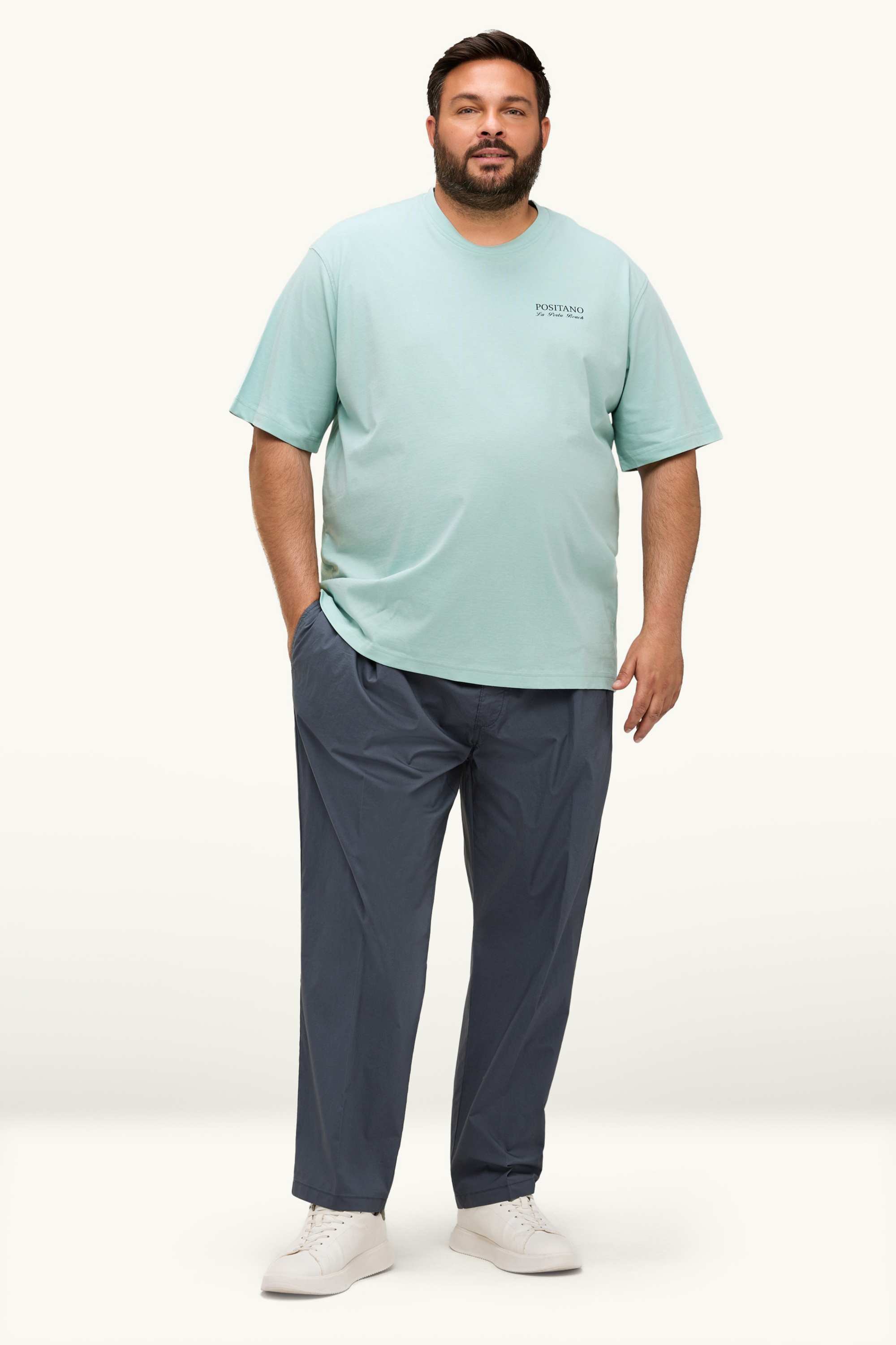 T-shirt - oversized light blue