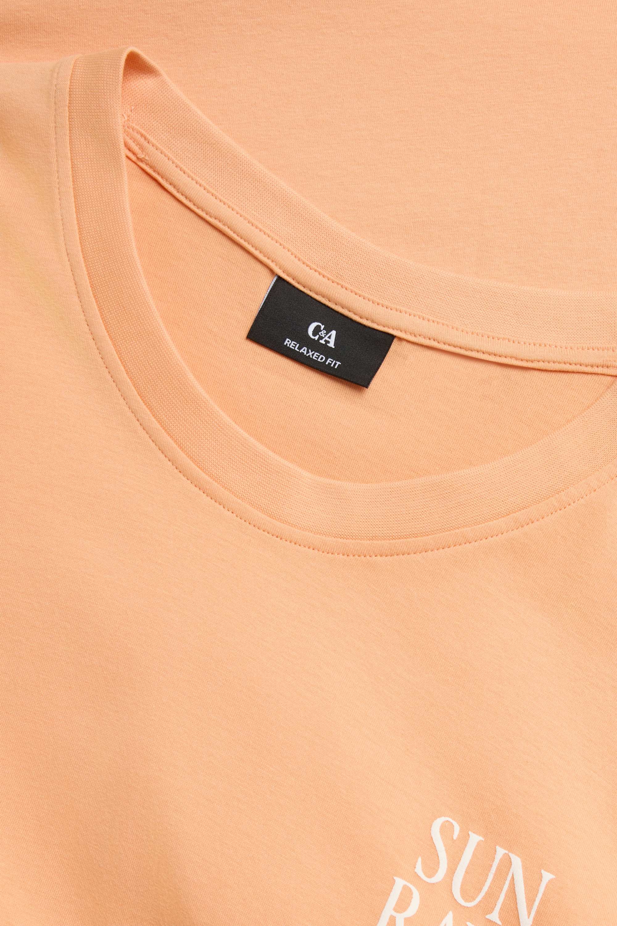 T-shirt - relaxed fit orange