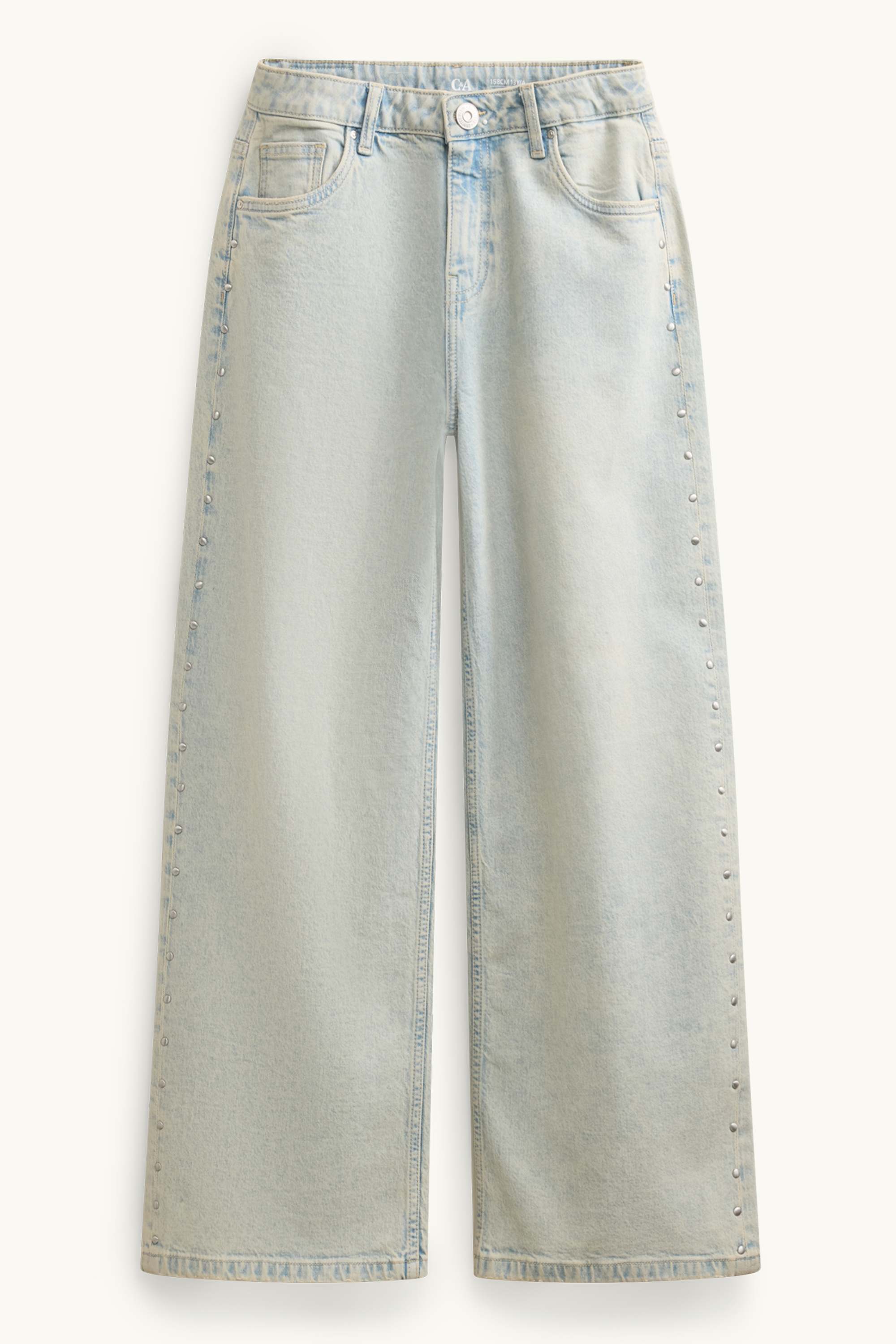 Wide leg jeans light blue