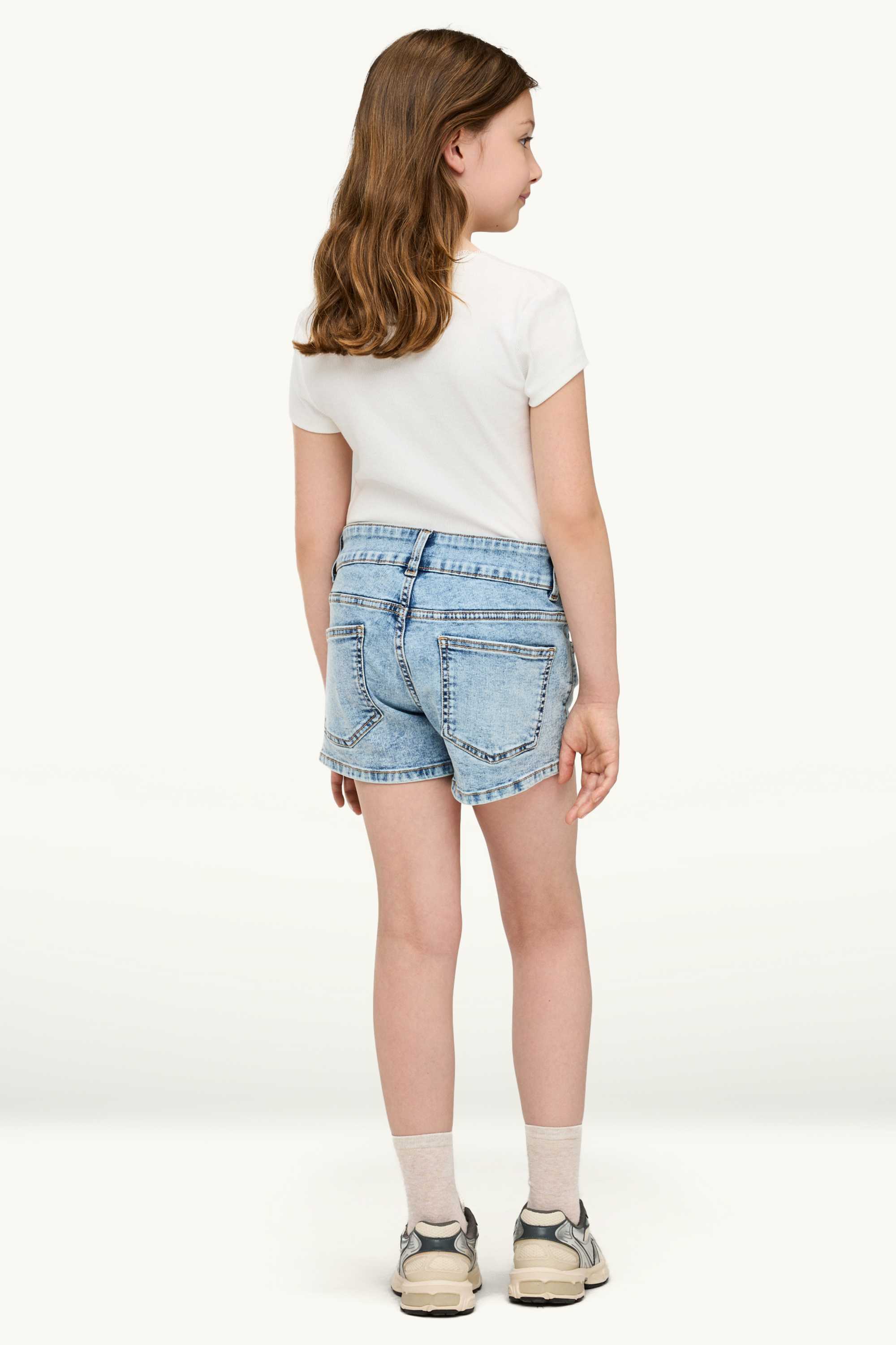 Denim shorts light blue