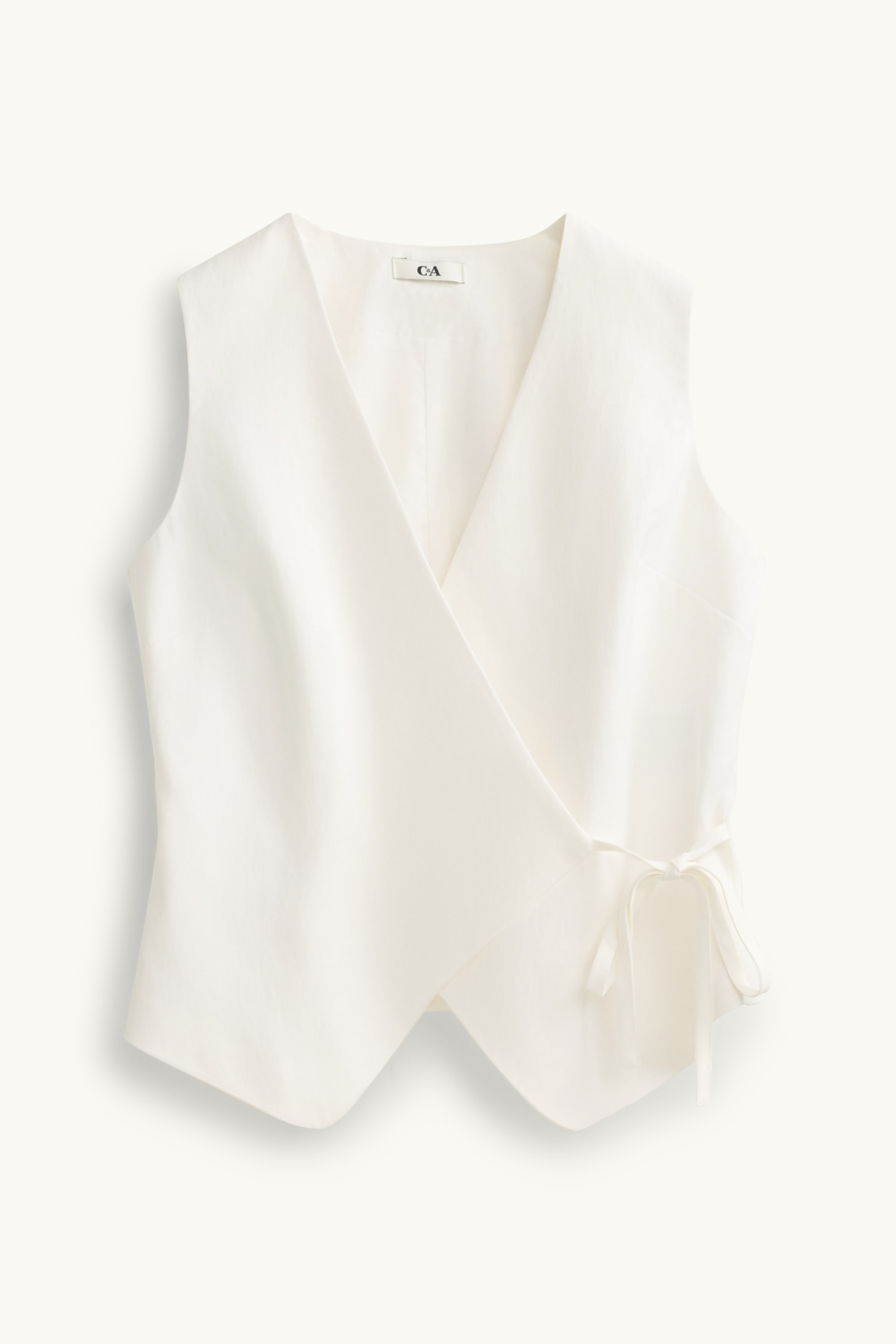 Business waistcoat - relaxed fit white
