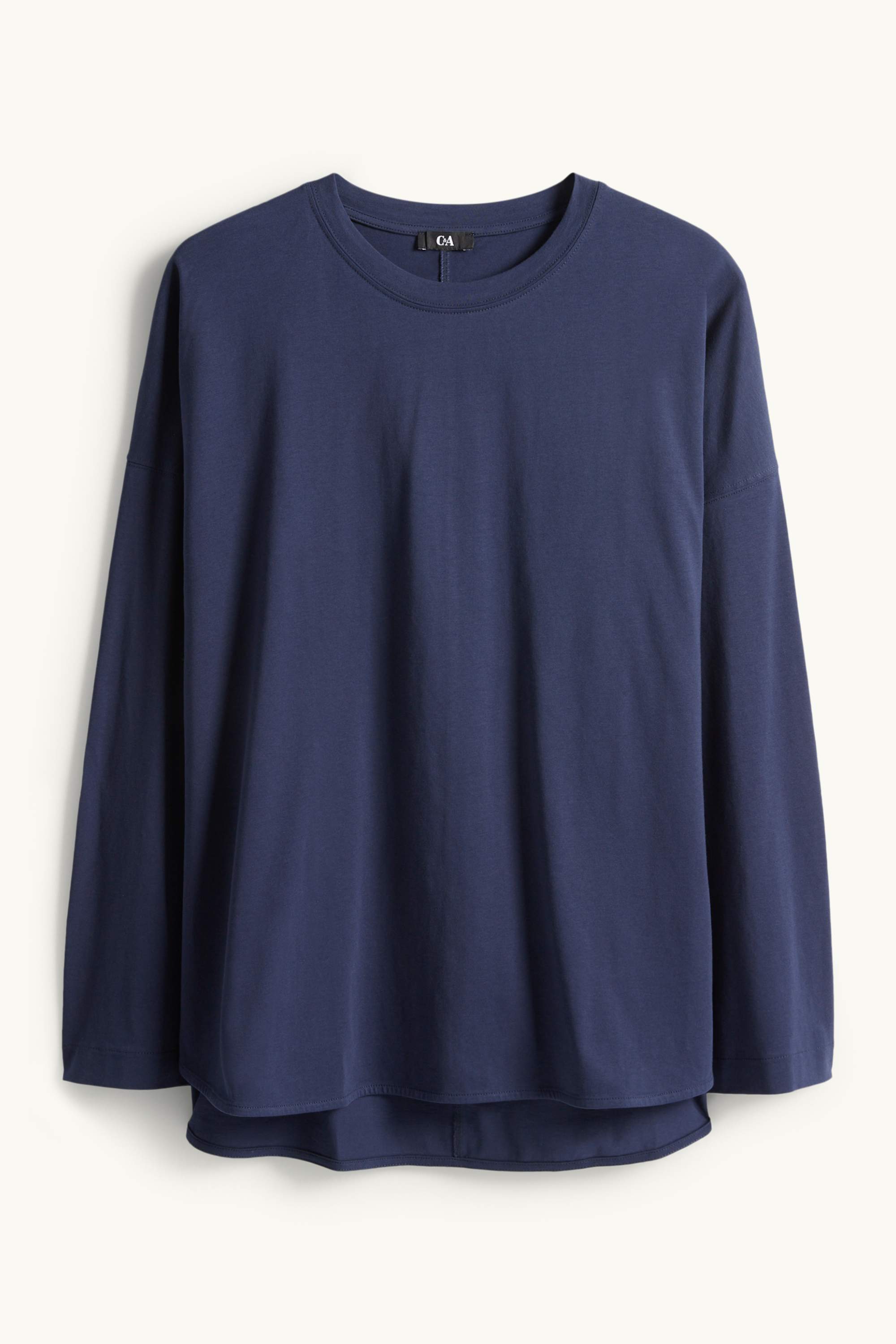 Long sleeve top - relaxed fit dark blue