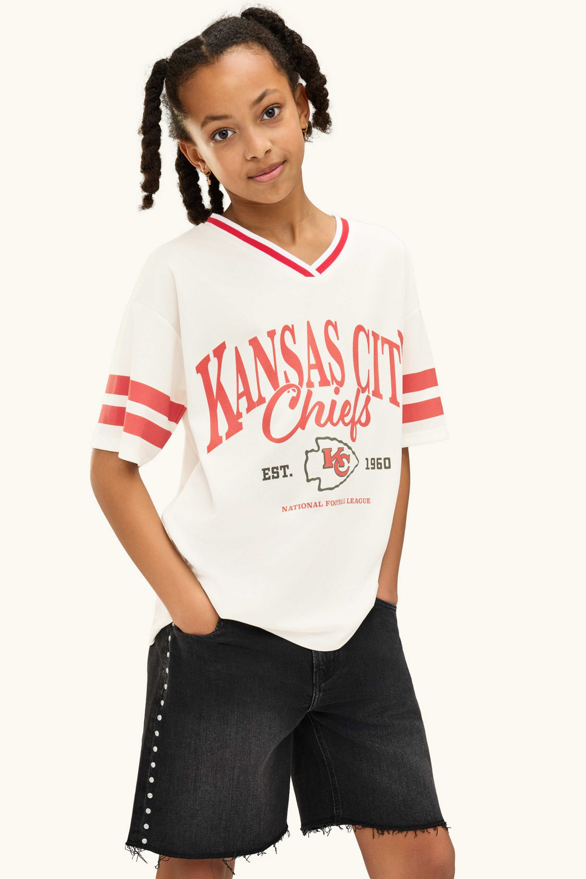 Kansas City Chiefs - short sleeve T-shirt white / red