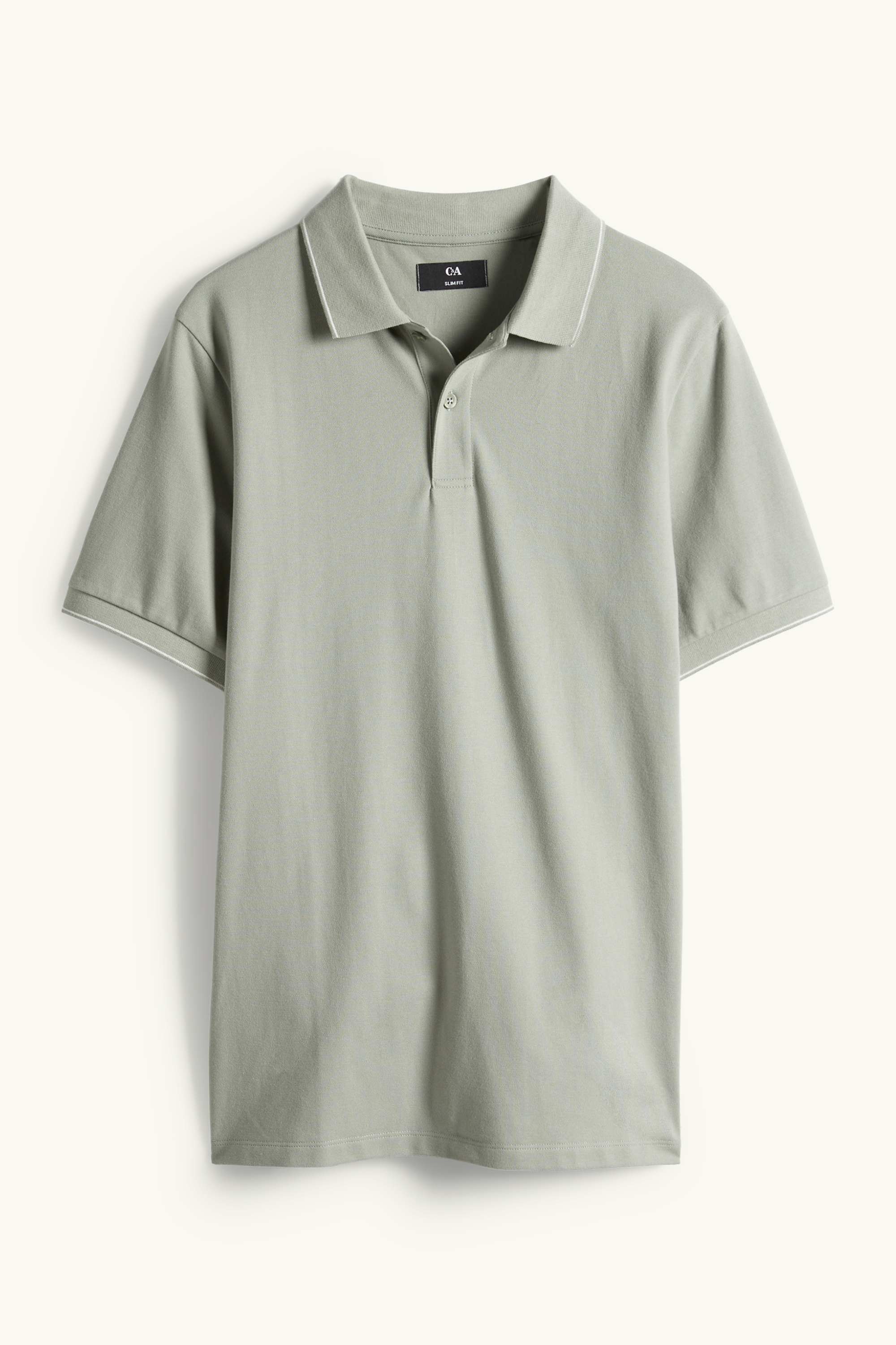 Polo shirt - slim fit light green
