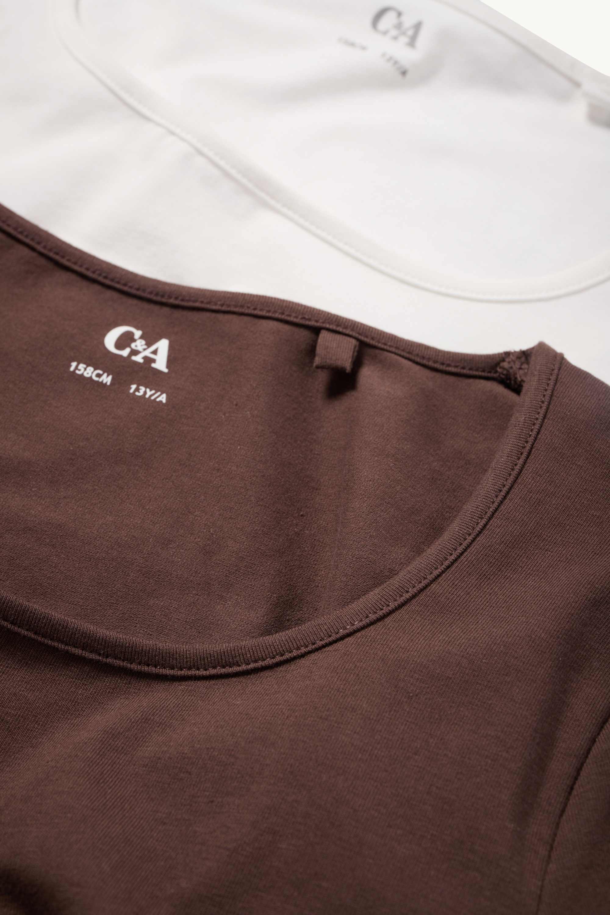 Multipack of 2 - short sleeve T-shirt brown
