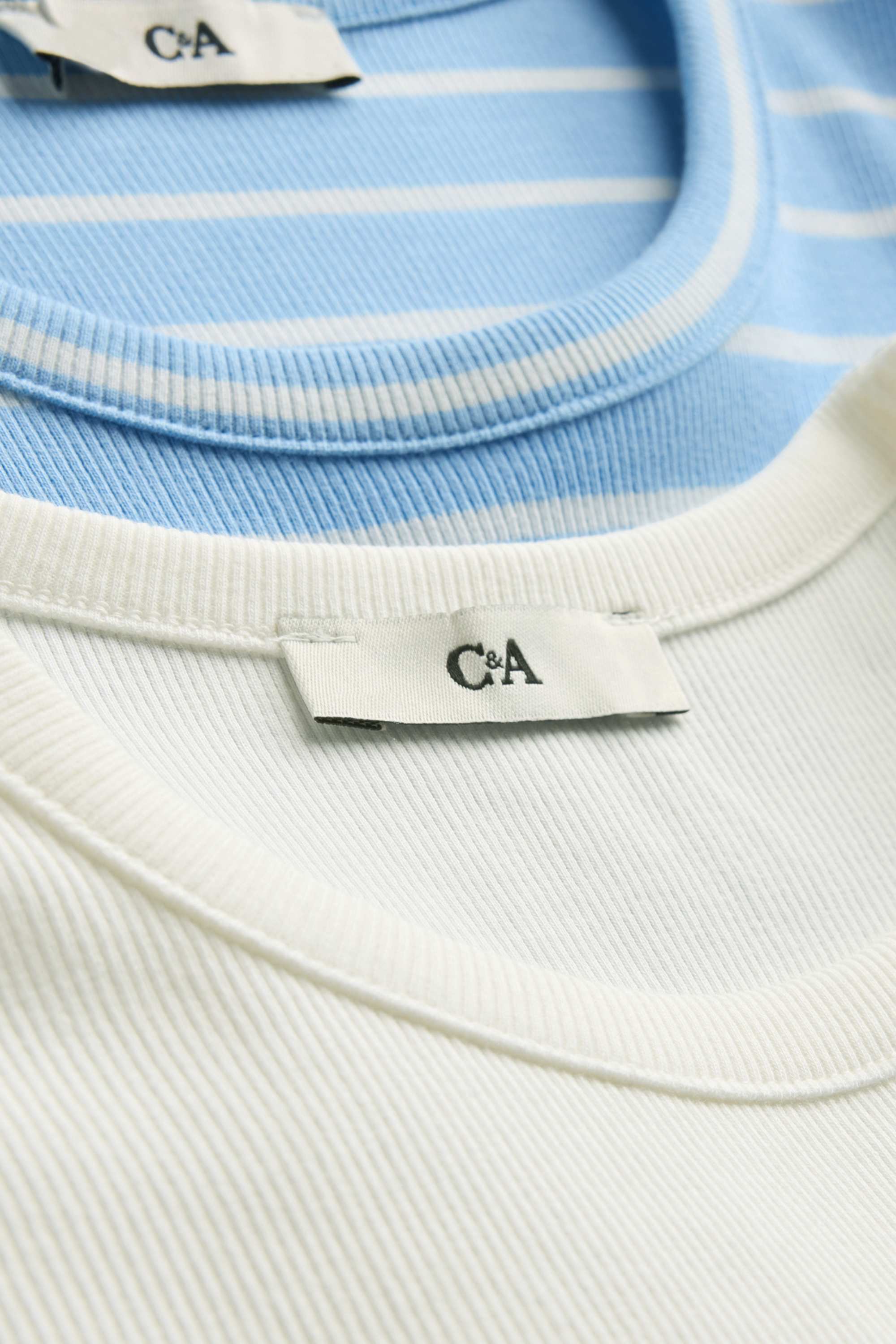 Multipack of 2 - short sleeve T-shirt - striped blue / white