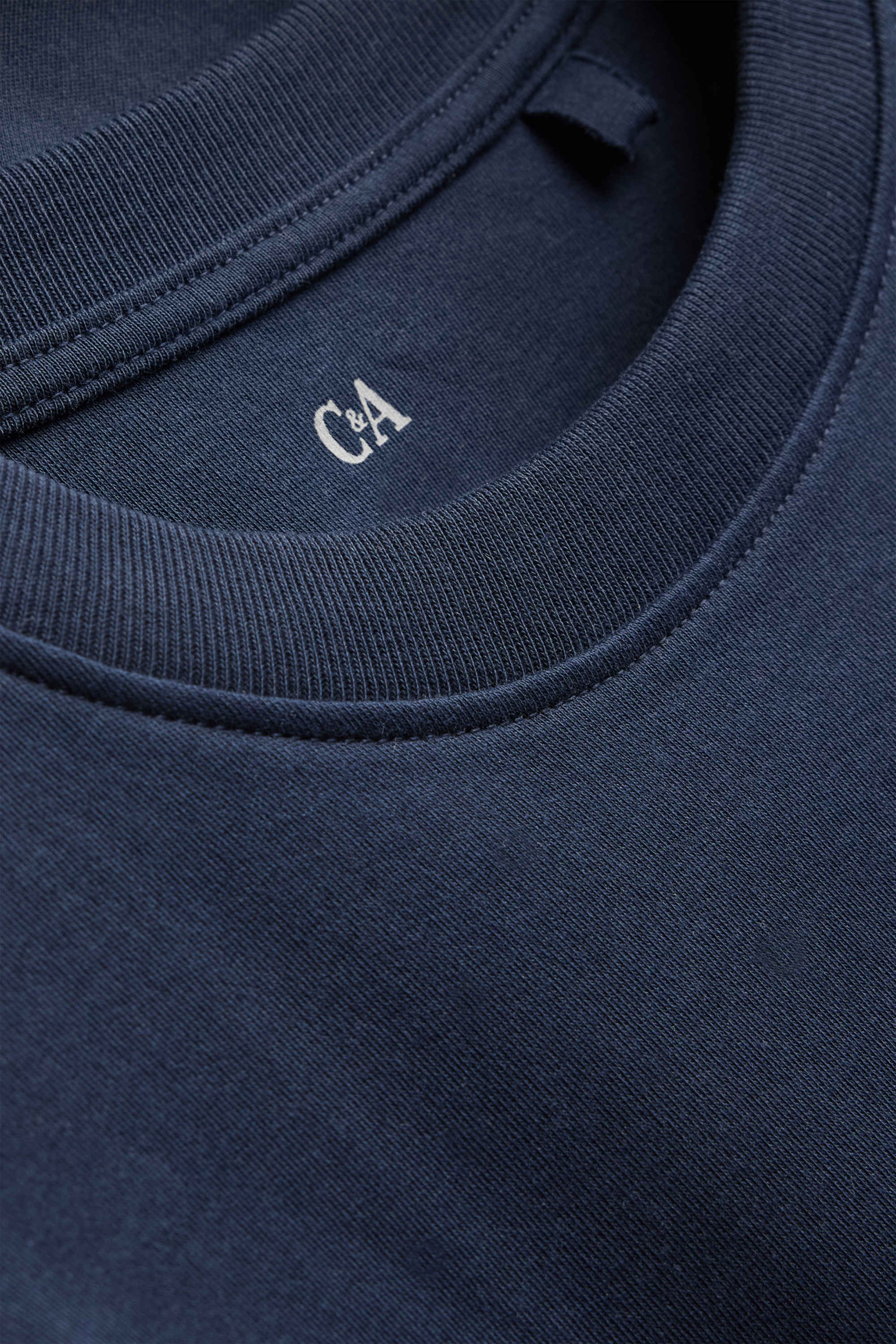 Long sleeve top- regular fit dark blue