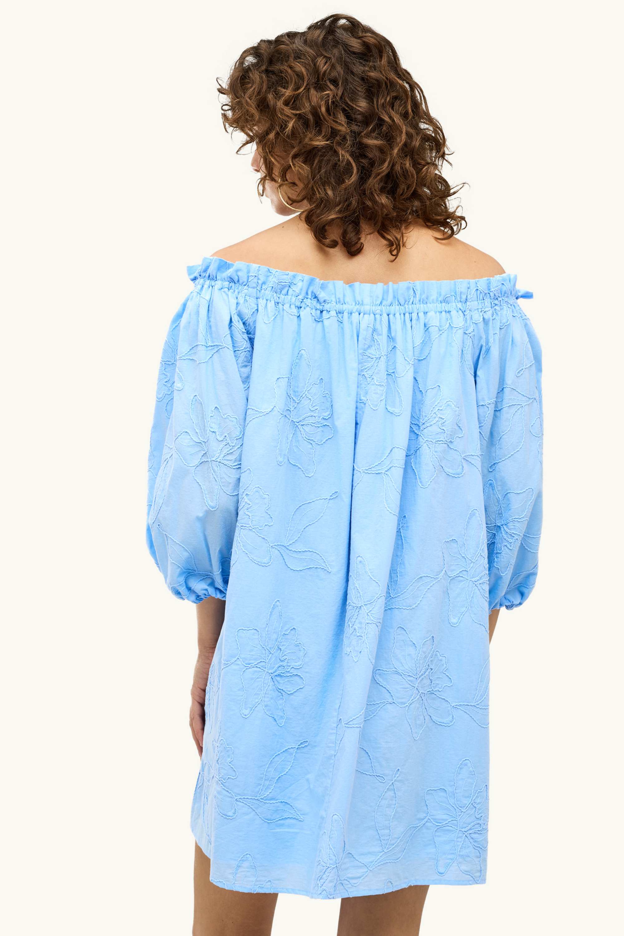 A-line dress light blue