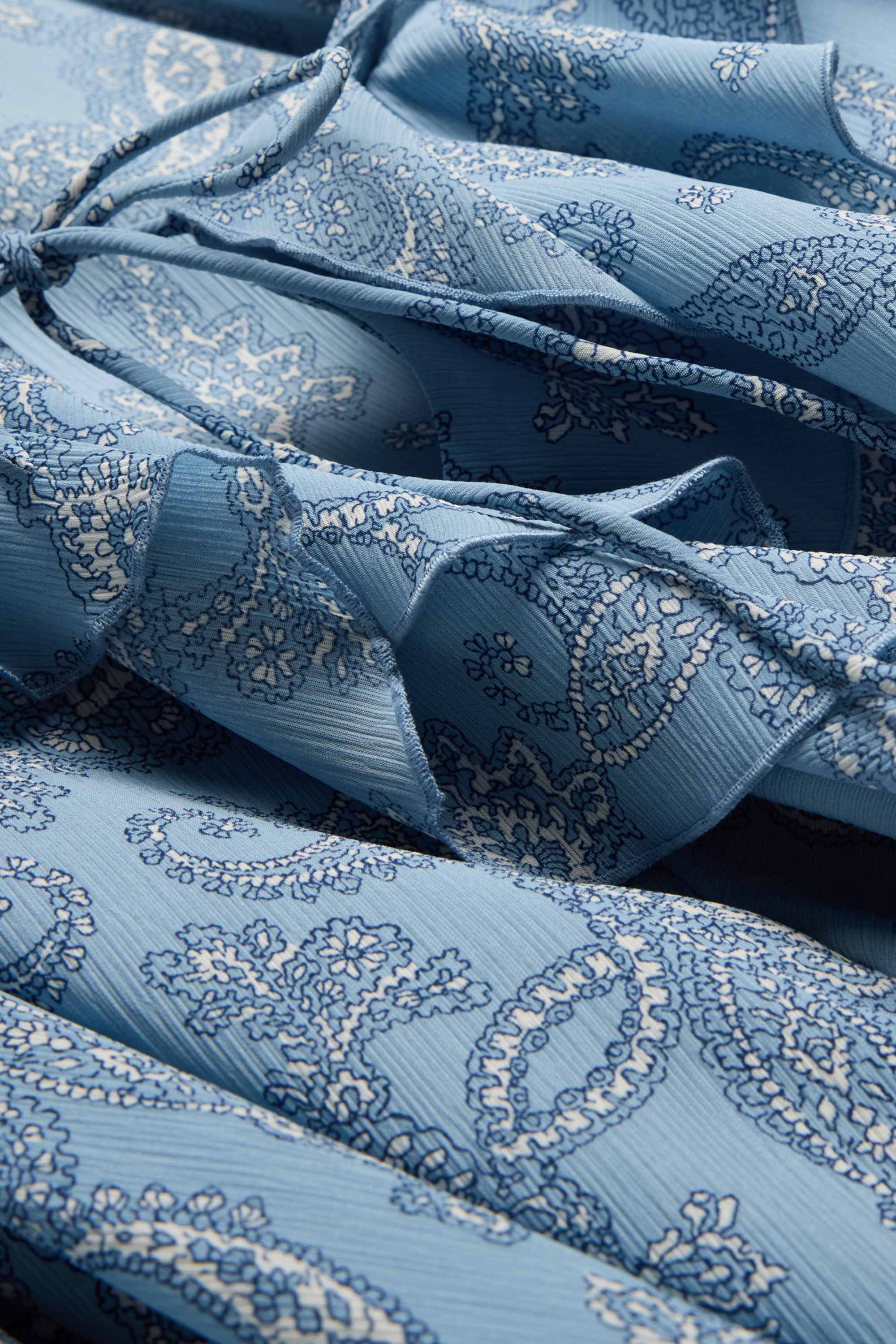 Blouse - patterned blue