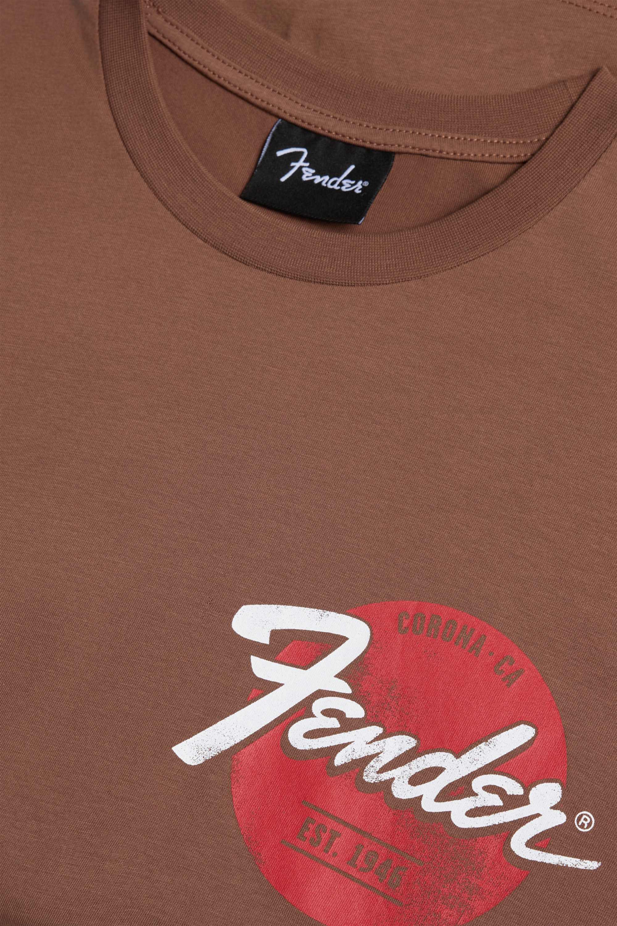 T-shirt - oversized - Fender brown