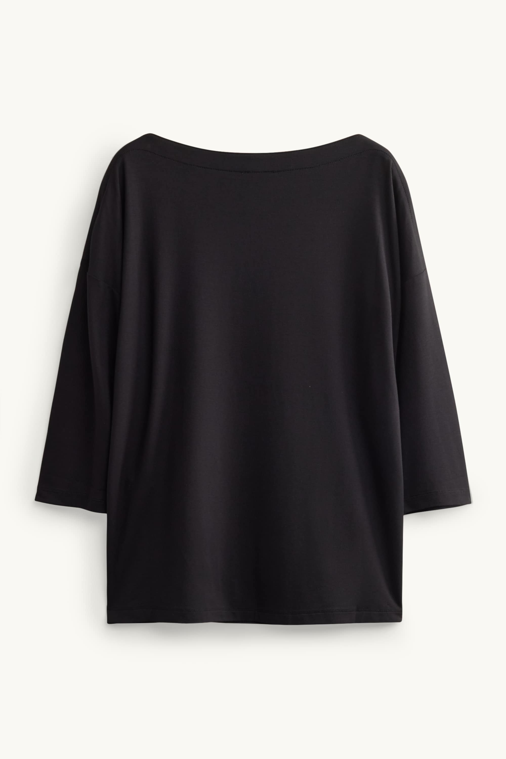 Long sleeve top- regular fit black
