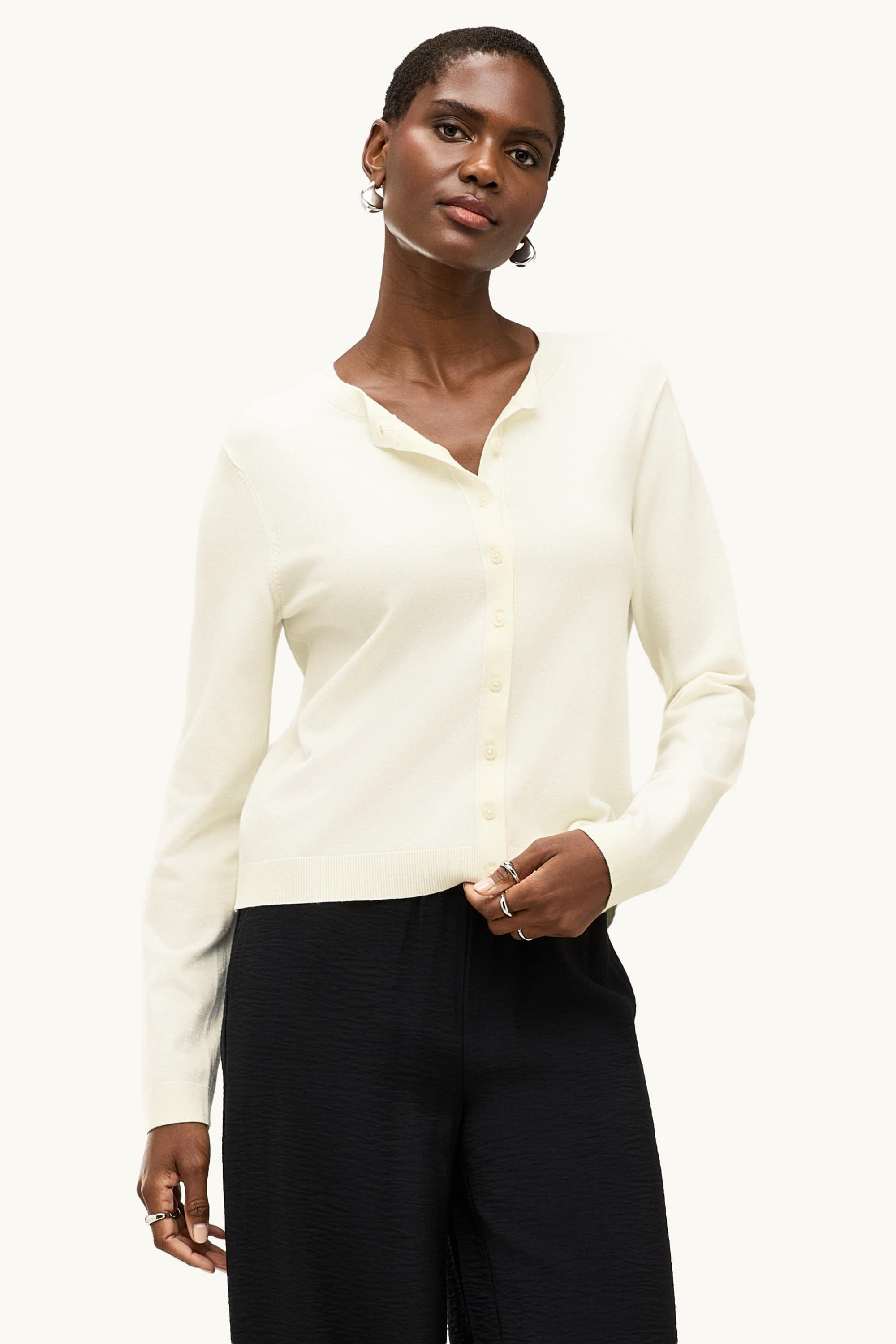 Cardigan white