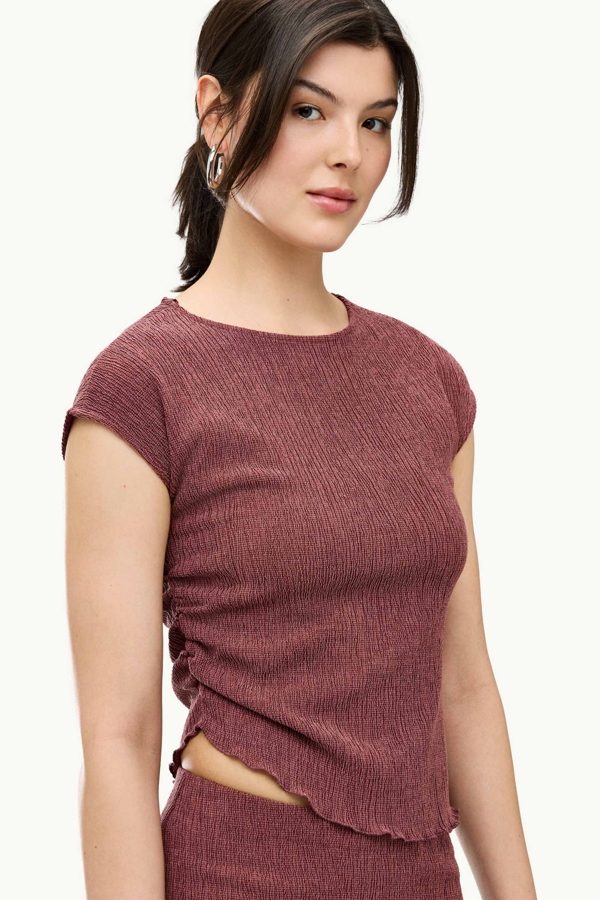 T-shirt bordeaux