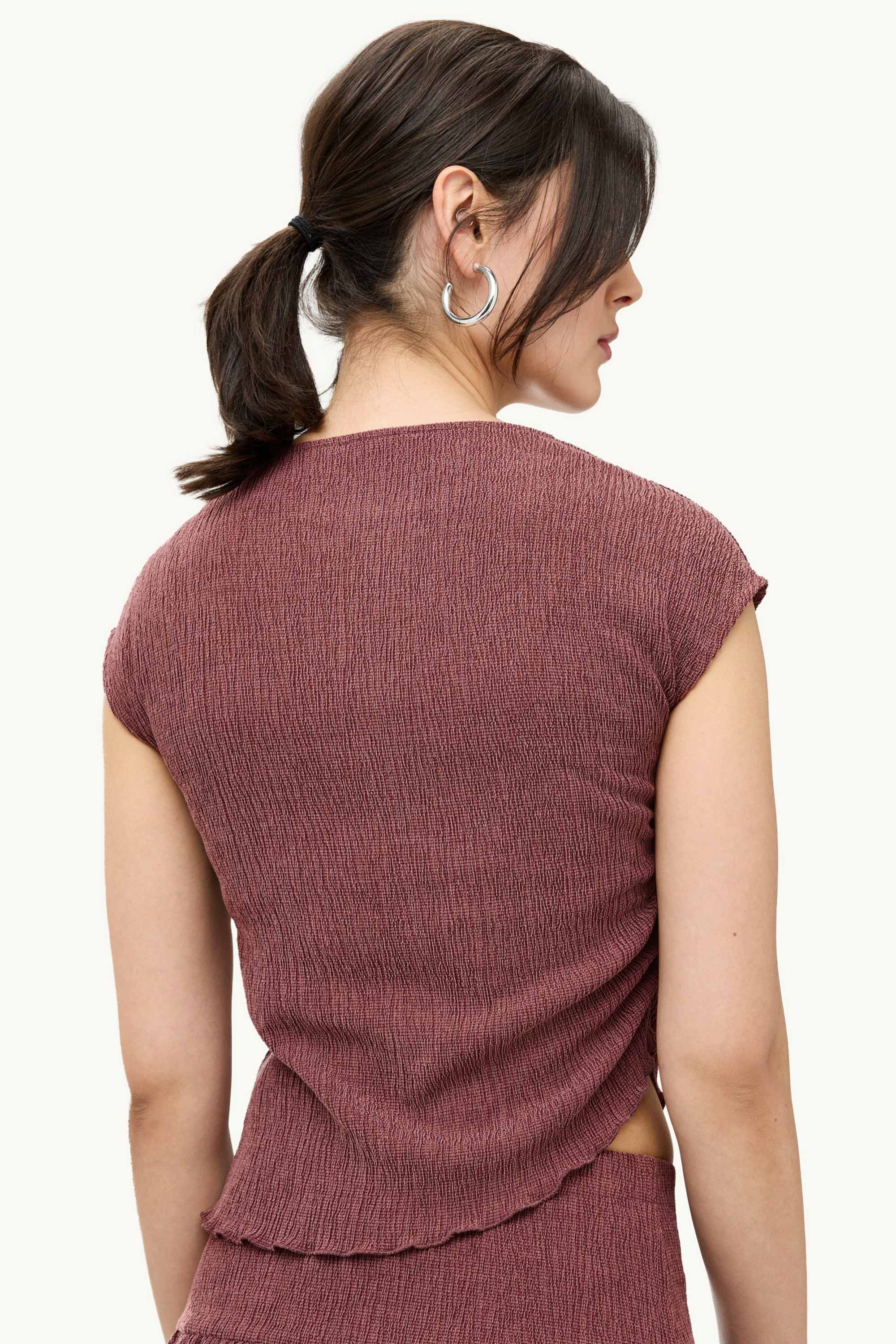 T-shirt bordeaux
