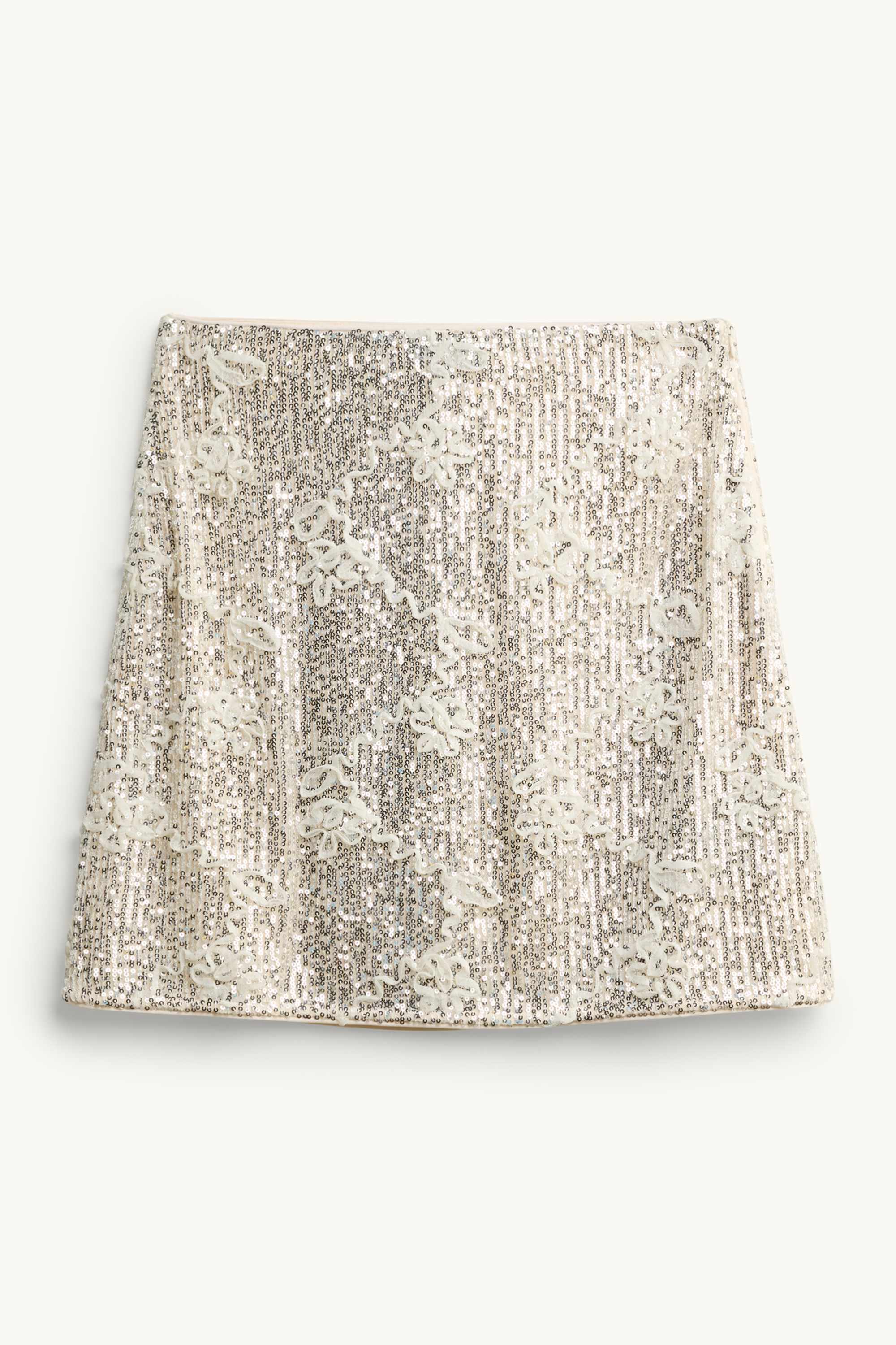 Sequin skirt gold